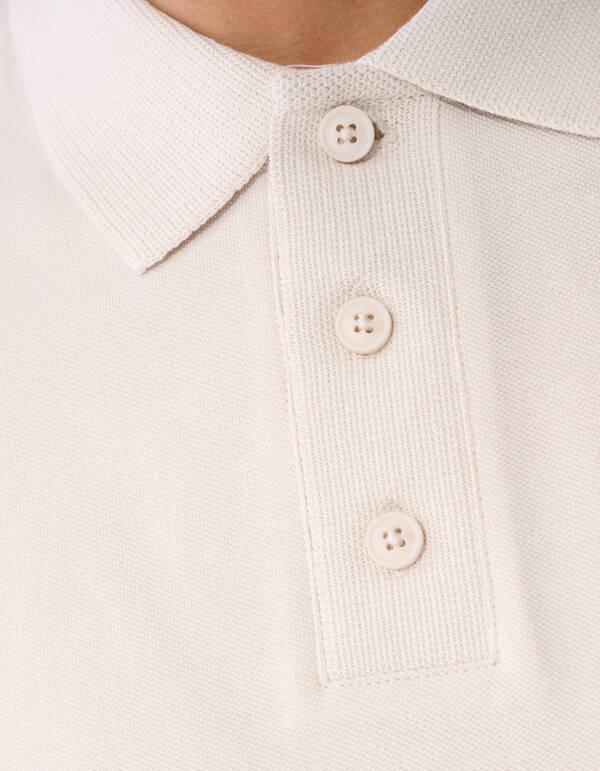 Gebreide Polo Lichtgrijs SHOEBY MEN