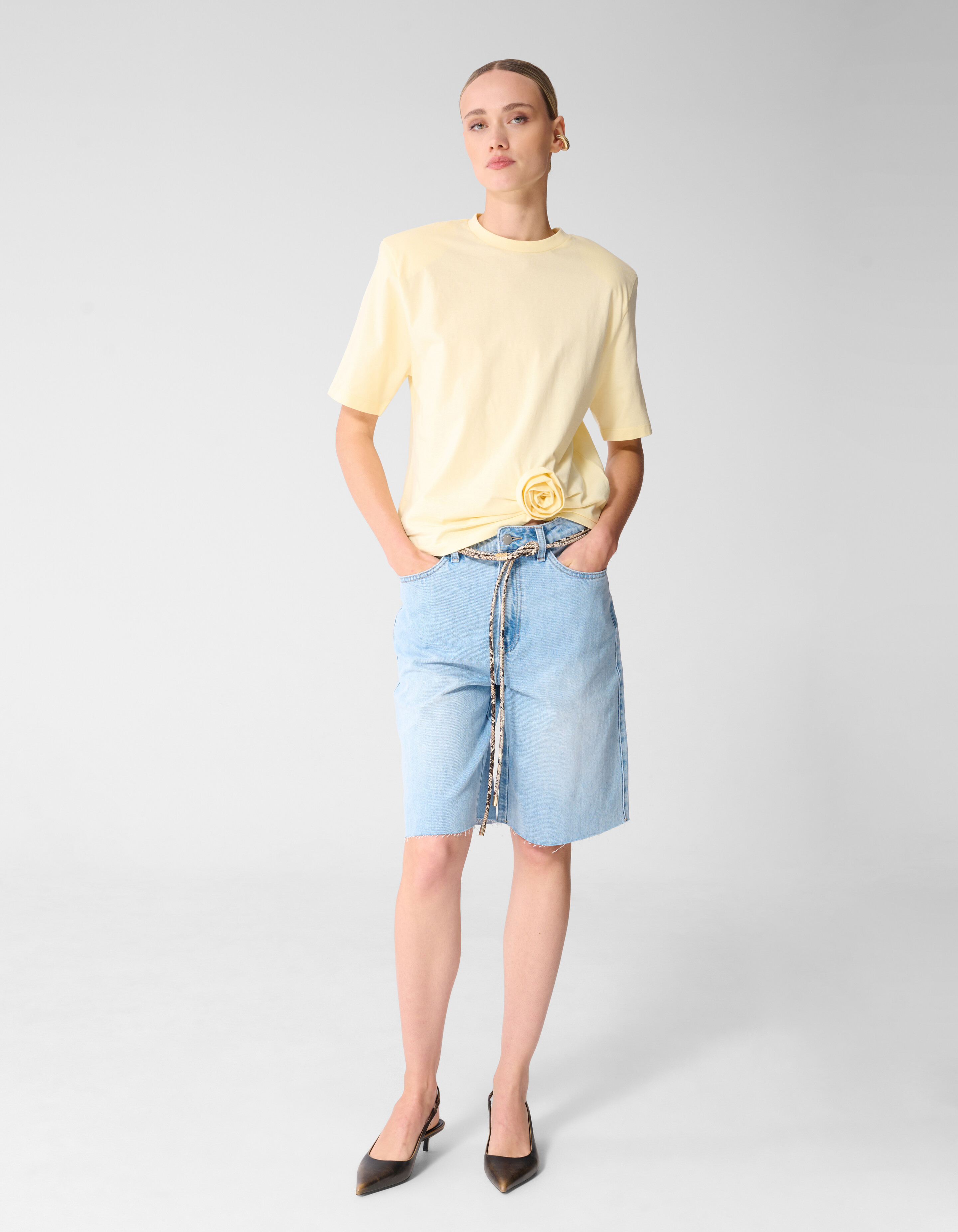 Snake Strap Riem Lichtbruin SHOEBY ACCESSOIRES