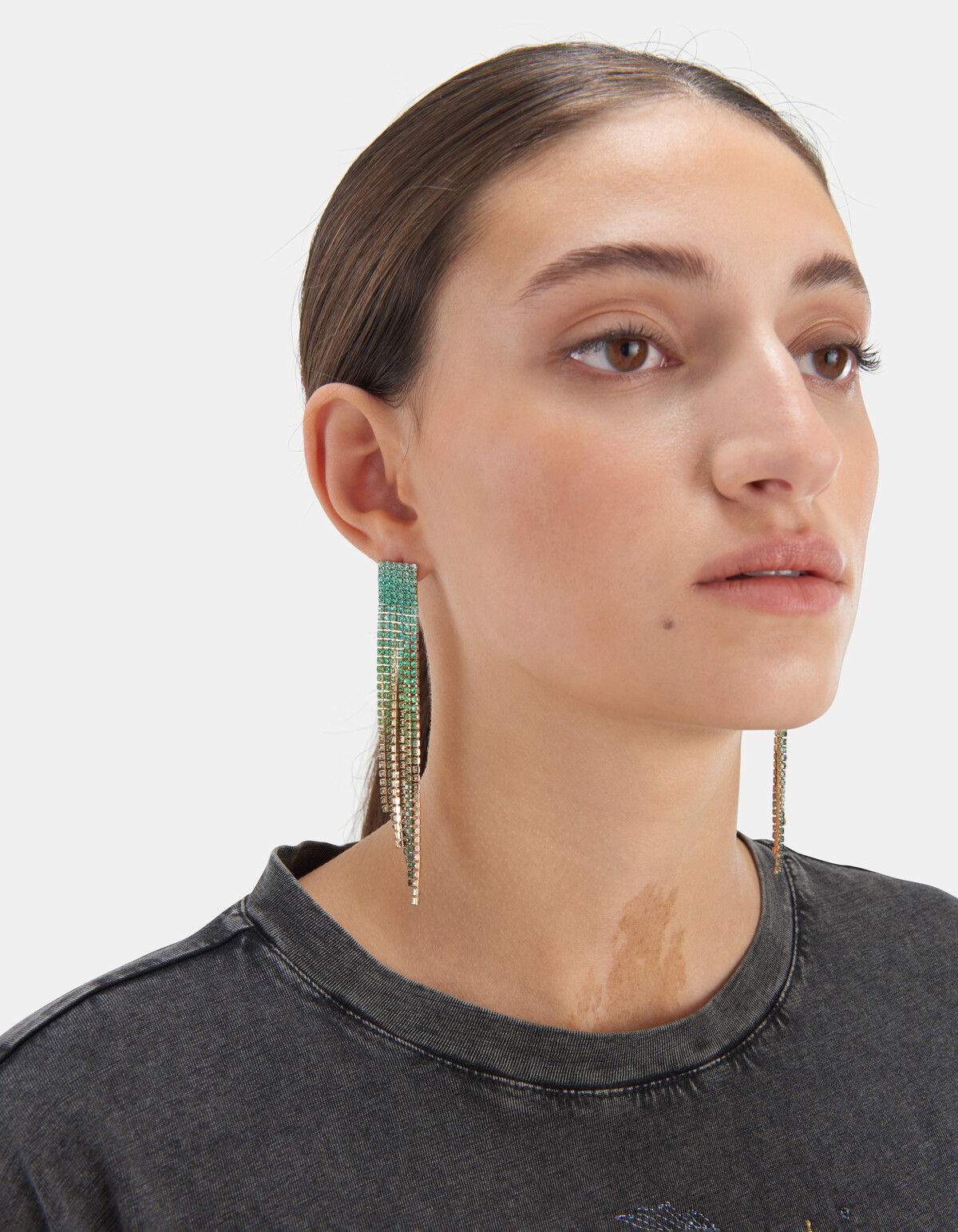 Green Waterfall Oorbellen ACCESSOIRES SHOEBY