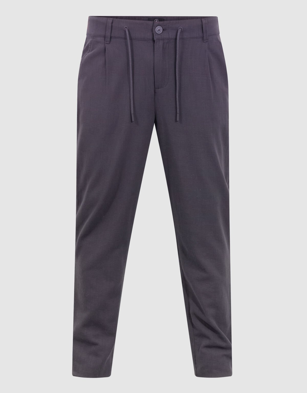 Structuur Regular Fit Broek Donkergrijs SHOEBY MEN