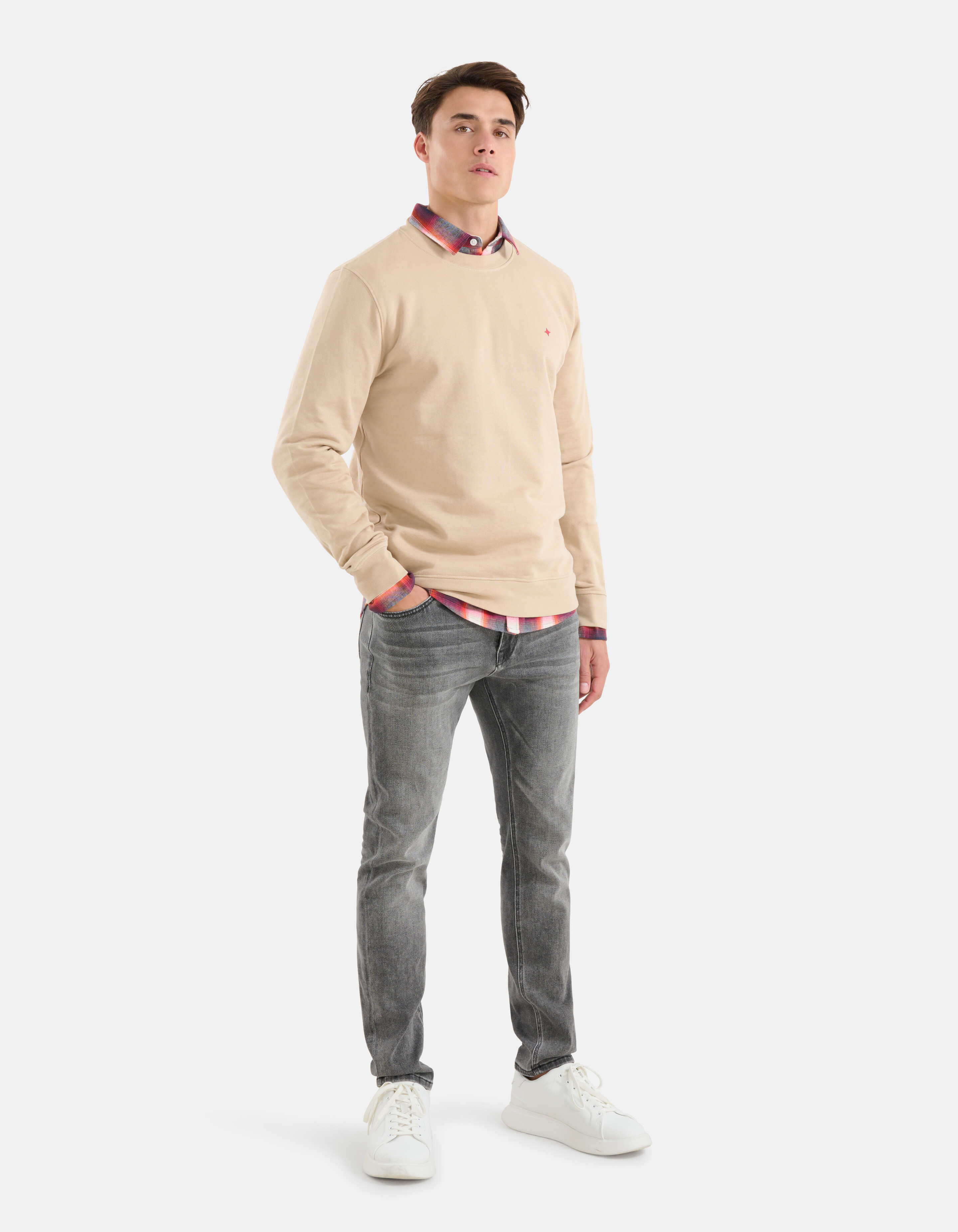 Sparkle Sweater Beige SHOEBY MEN