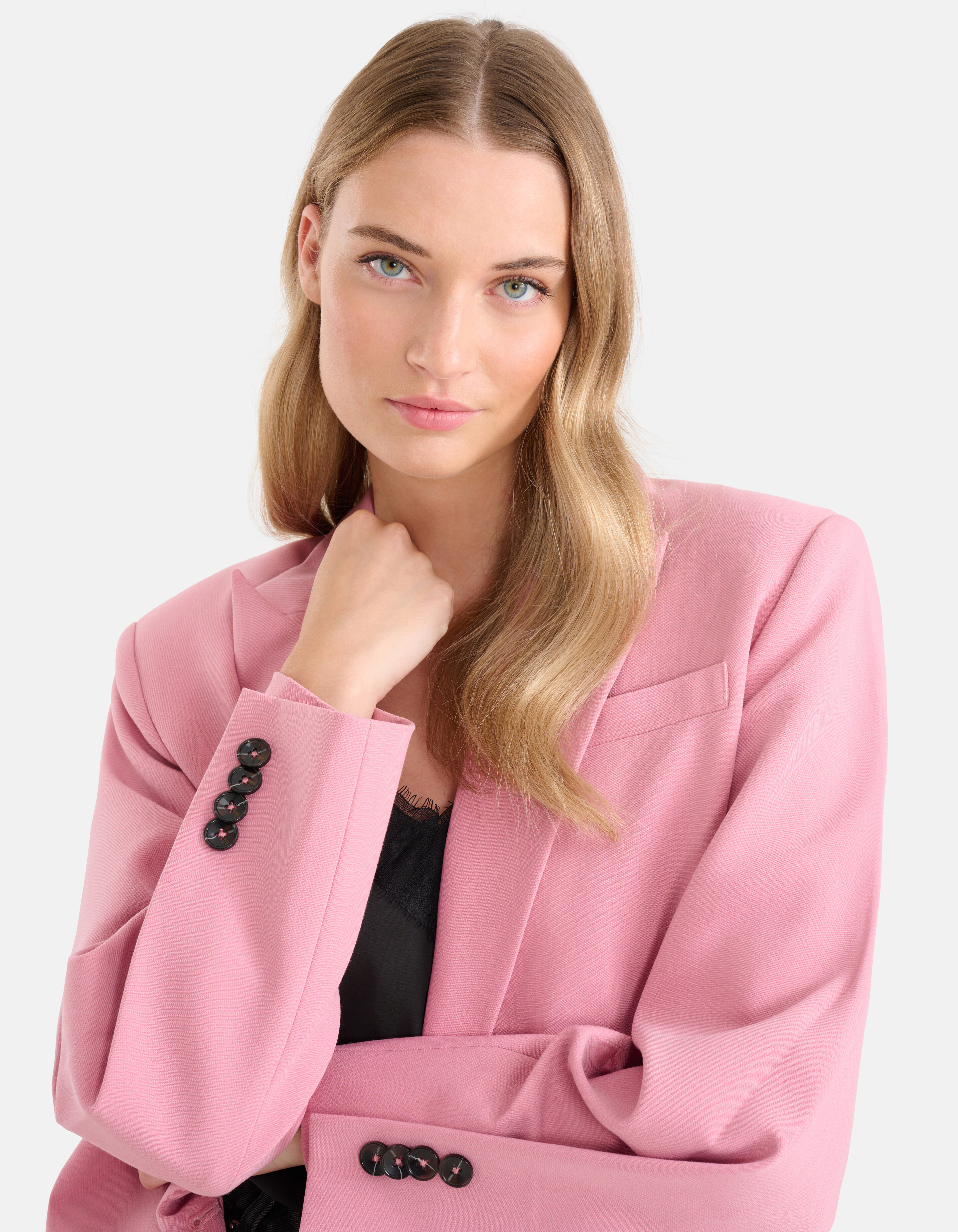 Oversized Deconstructed Blazer Roze SHOEBY WOMEN
