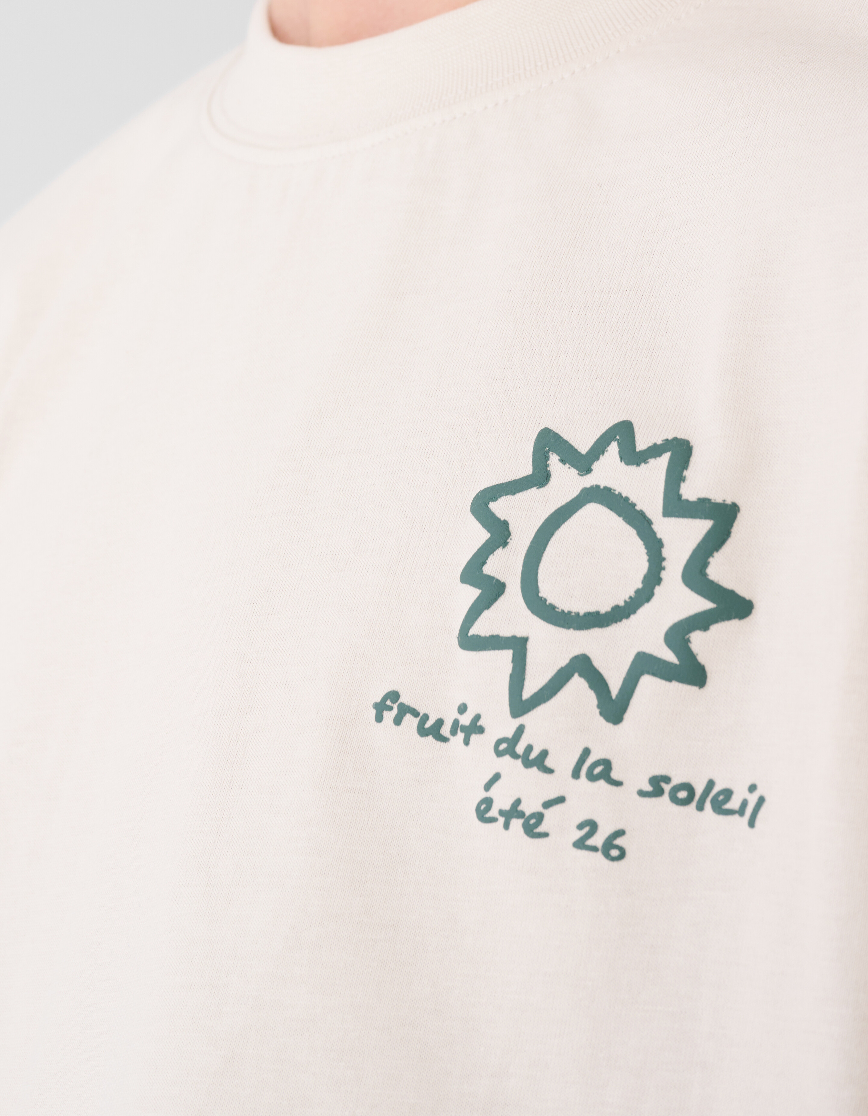 Soleil Artwork T-shirt Beige SHOEBY BOYS