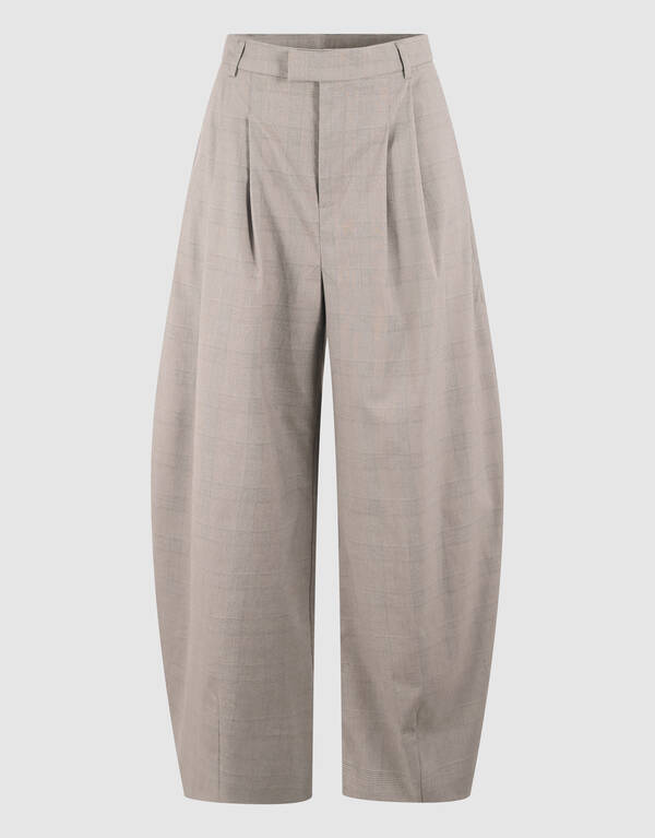 Ruiten Barrel Fit Broek Lichtgrijs SHOEBY WOMEN