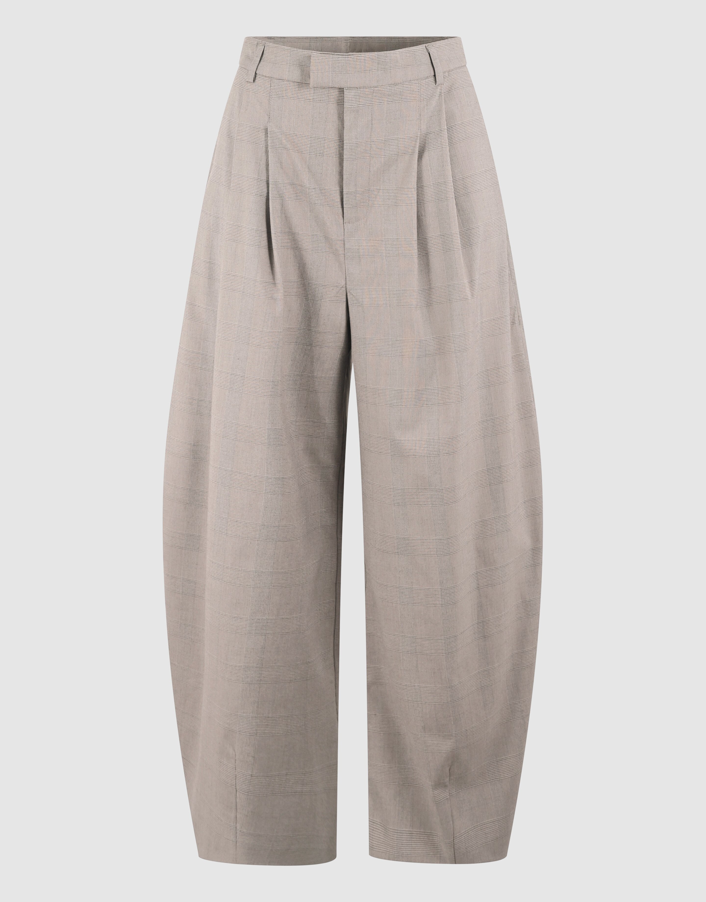 Ruiten Barrel Fit Broek Lichtgrijs SHOEBY WOMEN