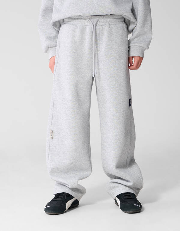 Melange Balloon Fit Broek Lichtgrijs SHOEBY BOYS
