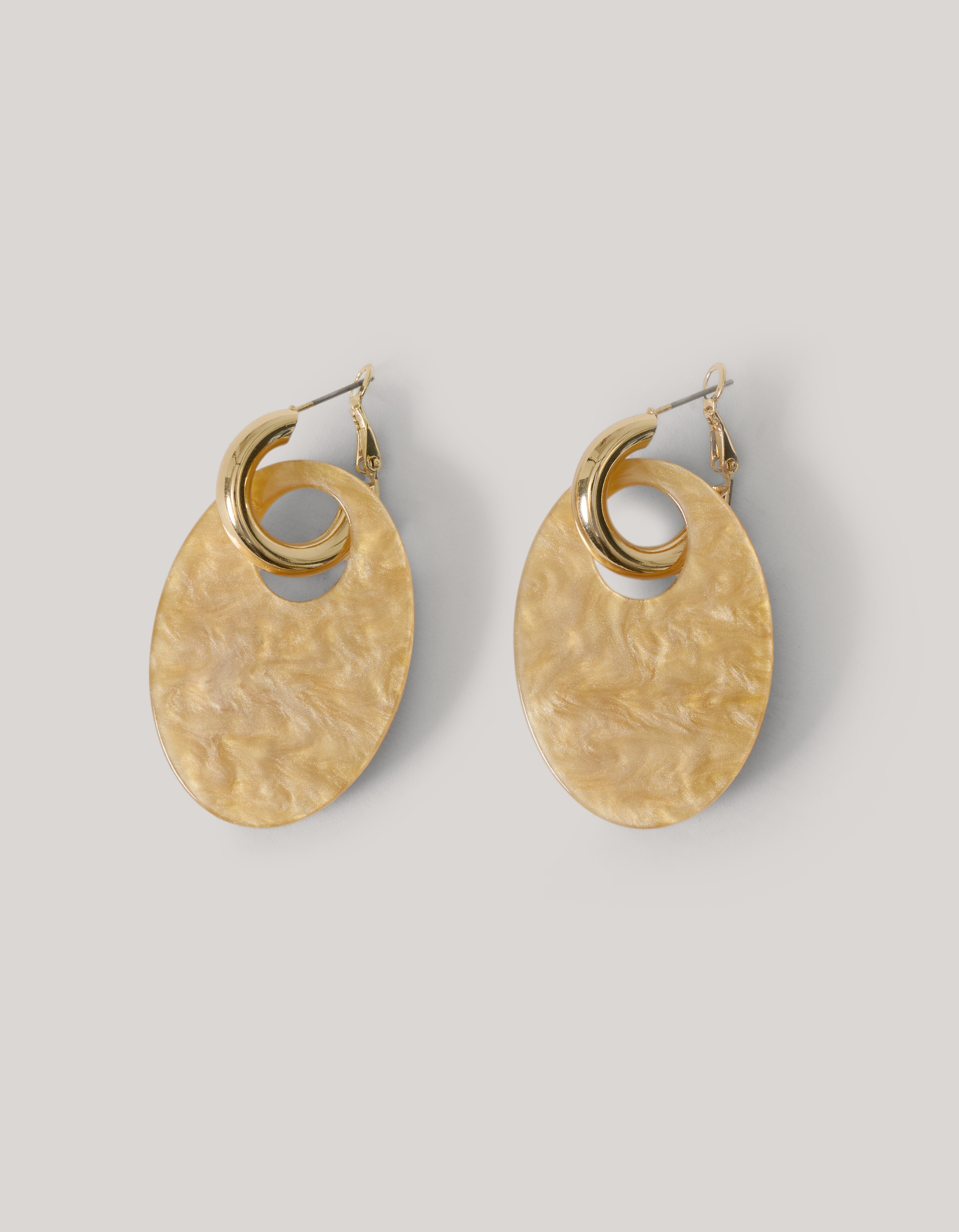 Oval Oorbellen Goud SHOEBY ACCESSOIRES