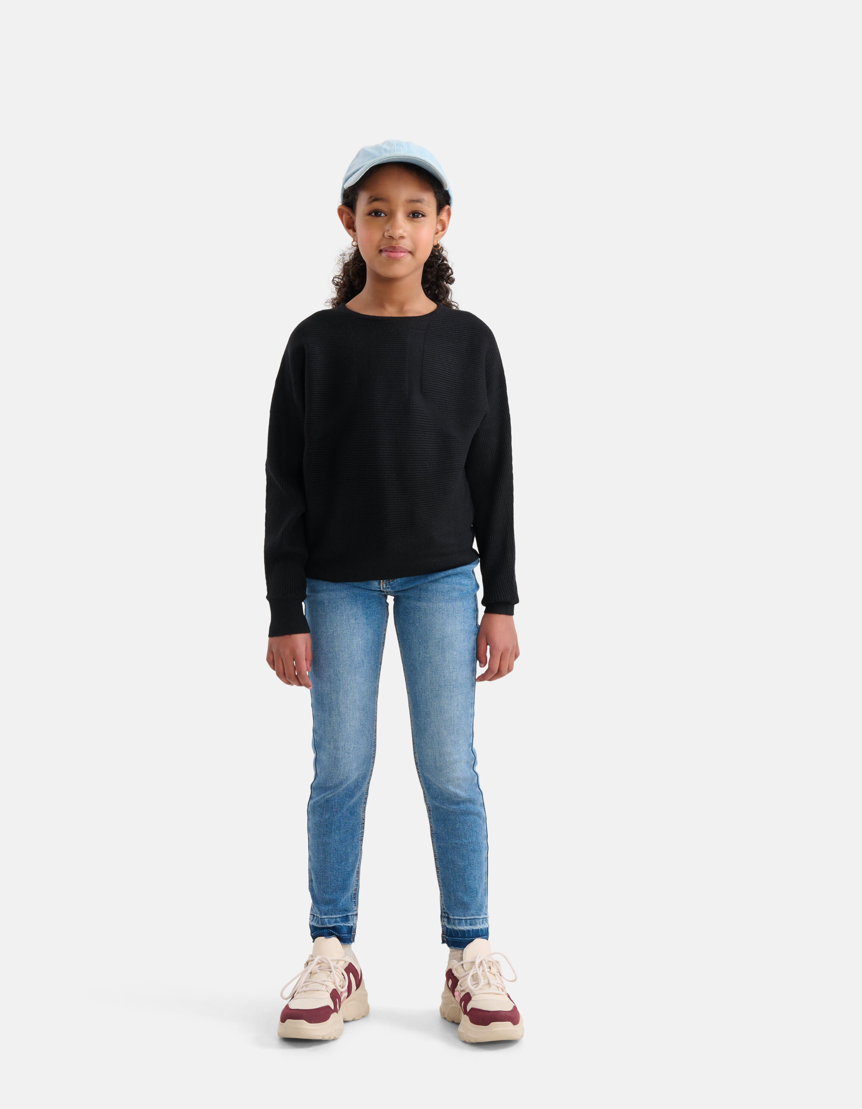 Oversized Trui Zwart SHOEBY GIRLS