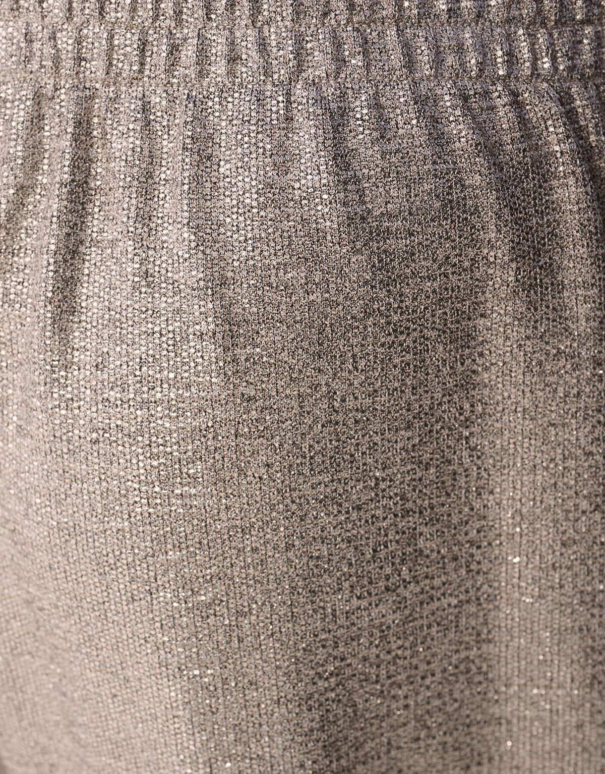 Metallic Wide Leg Broek Zilver SHOEBY GIRLS