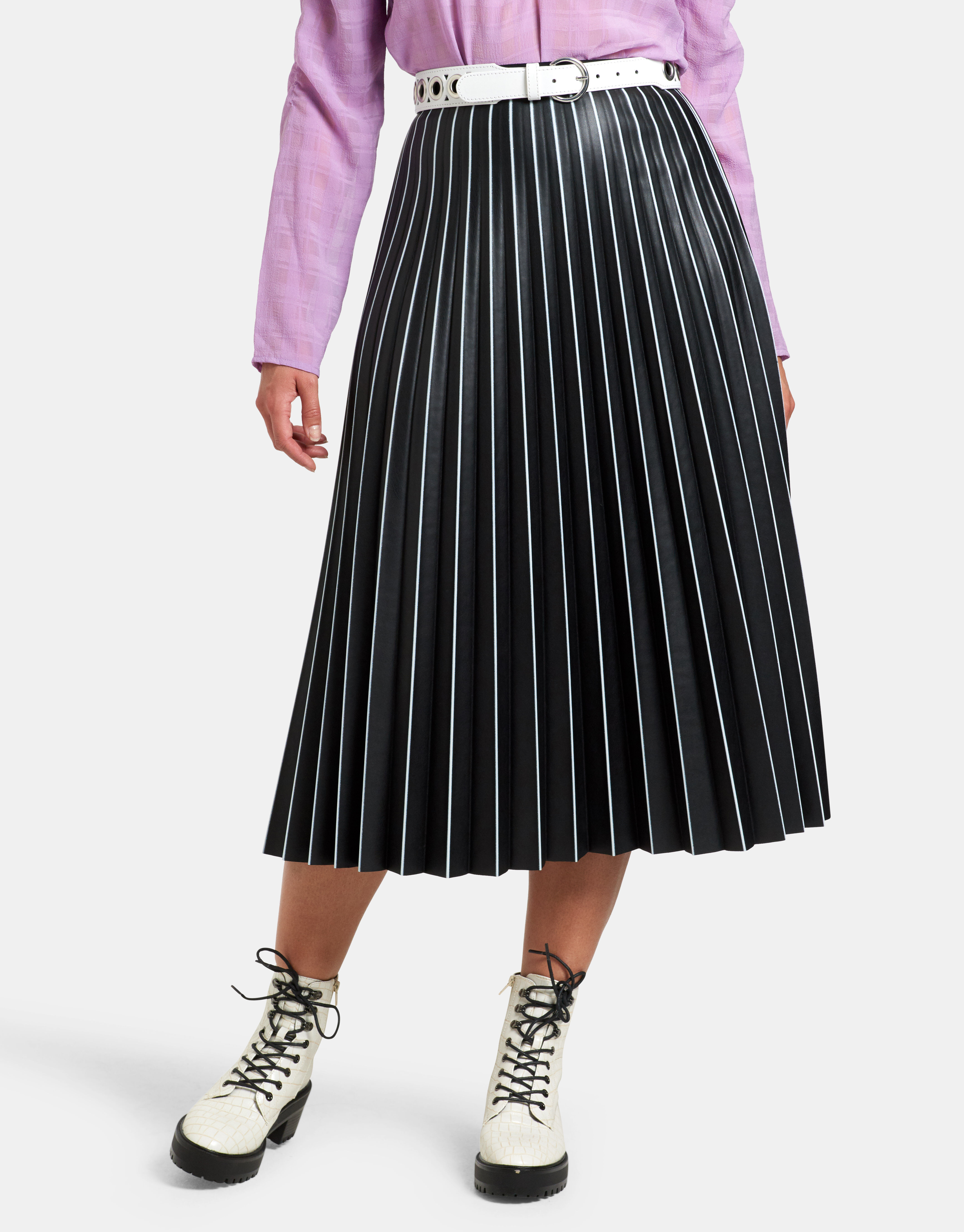 Plisse top rok shoeby