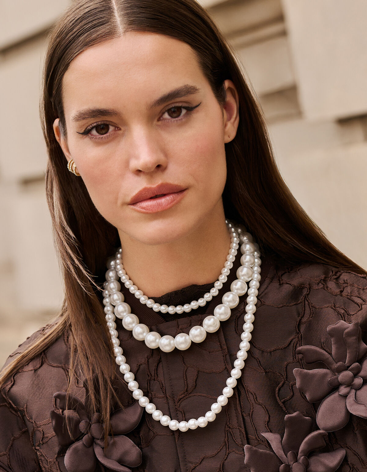 Parel Ketting Gebroken Wit SHOEBY ACCESSOIRES