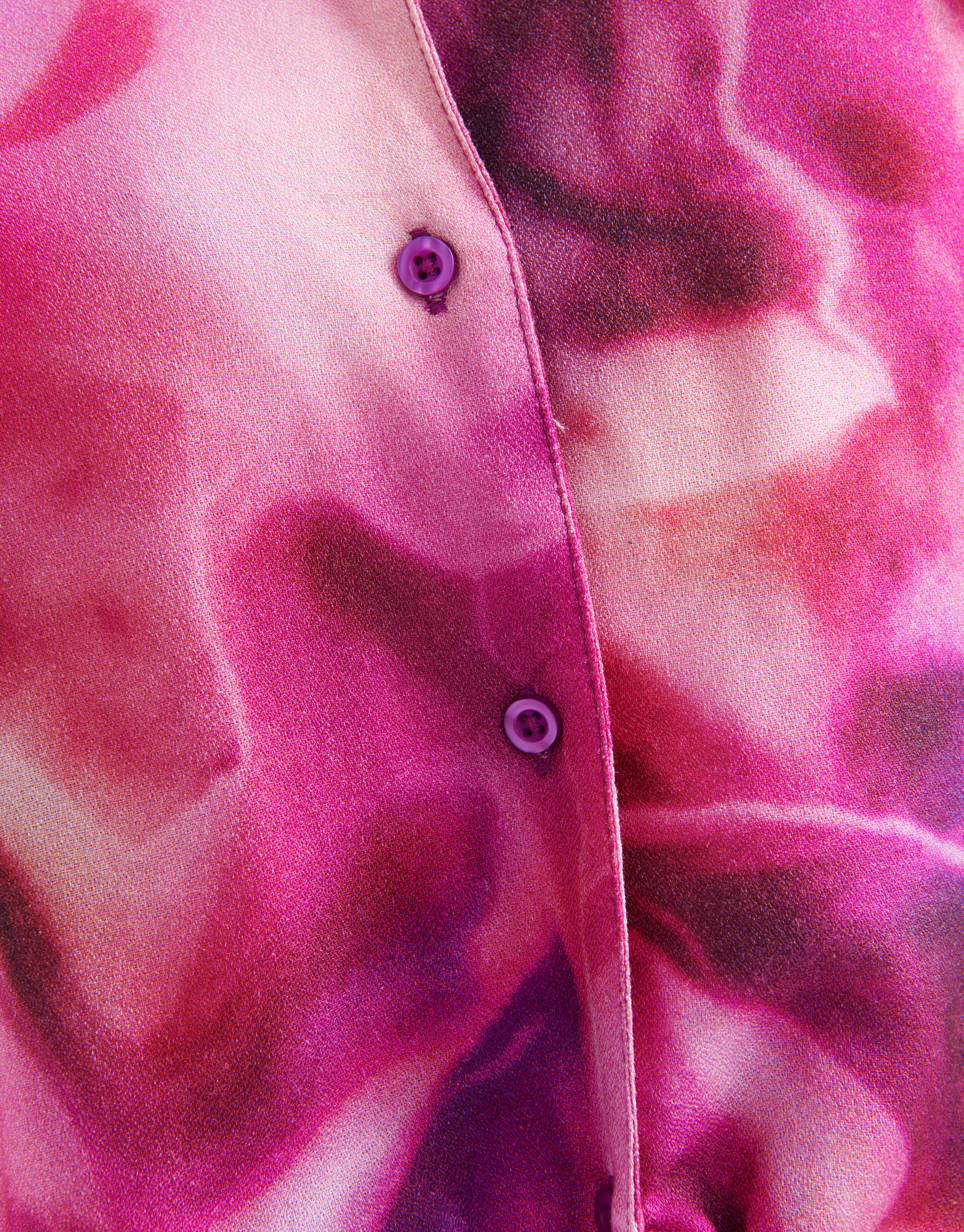 Tie Dye Print Blouse Roze SHOEBY WOMEN