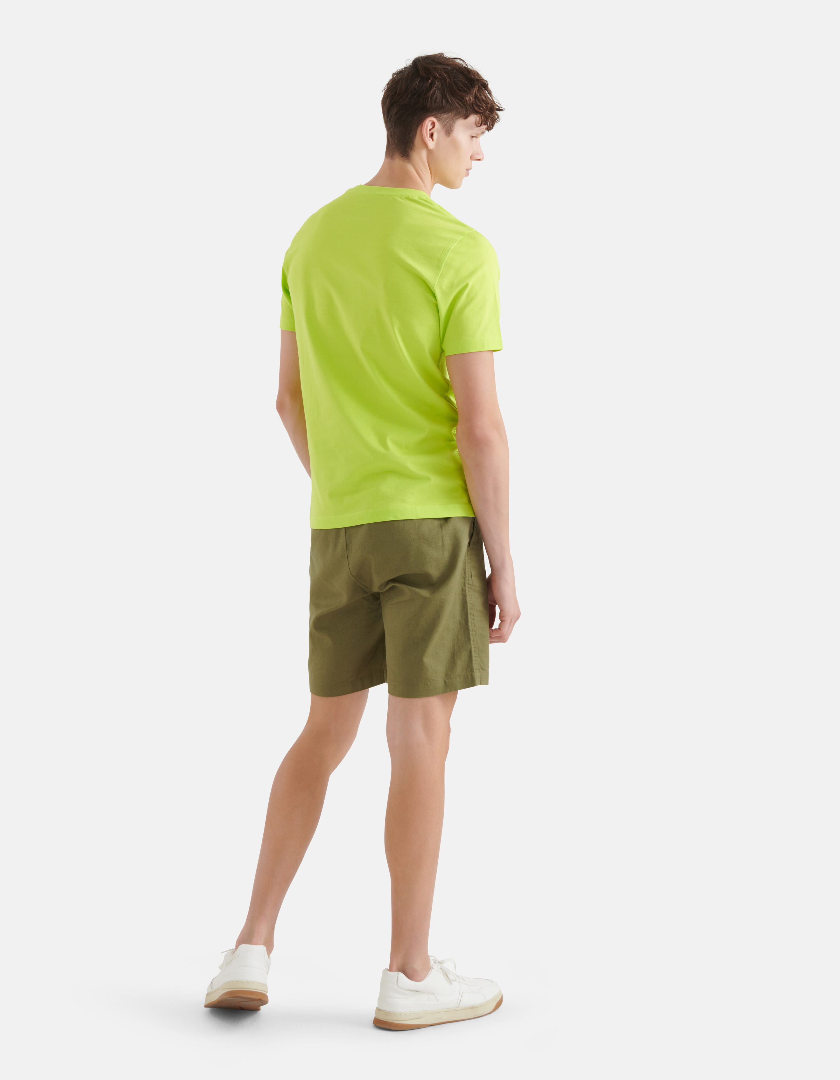 Tekst T-shirt Groen SHOEBY MEN