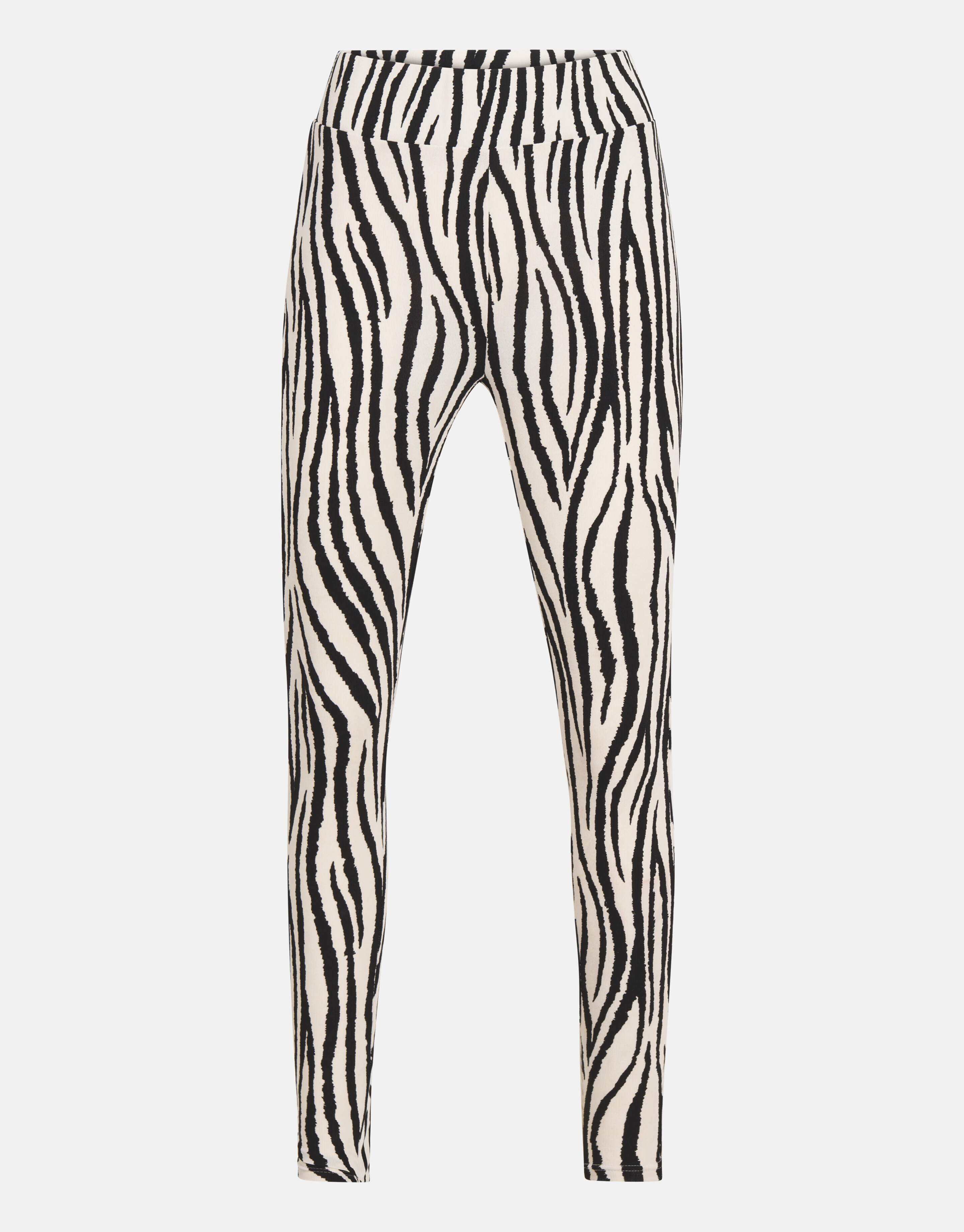 Zebra Print Legging Zwart/Wit SHOEBY WOMEN