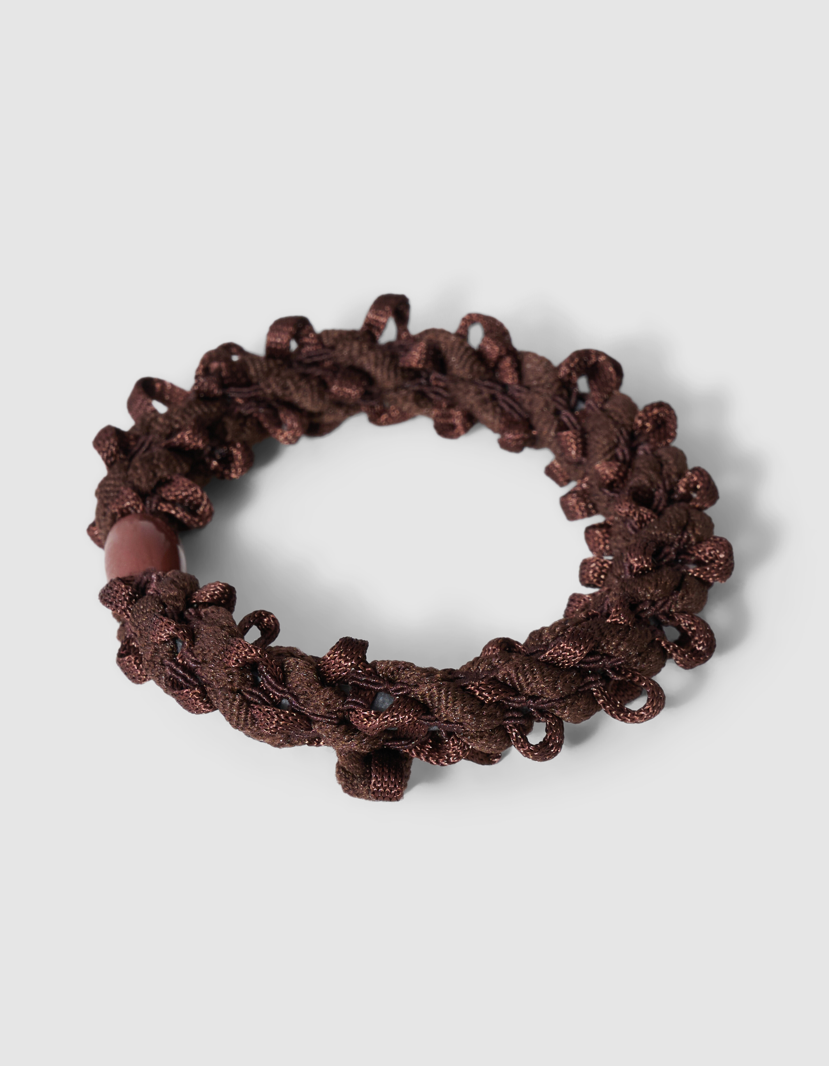 Messy Haarelastiek Bruin SHOEBY ACCESSOIRES