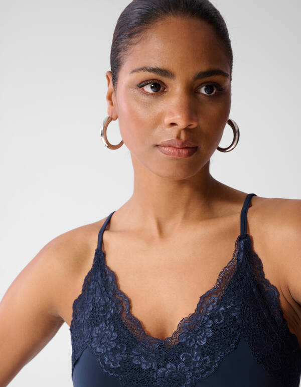 Lace Mix Body Donkerblauw SHOEBY WOMEN