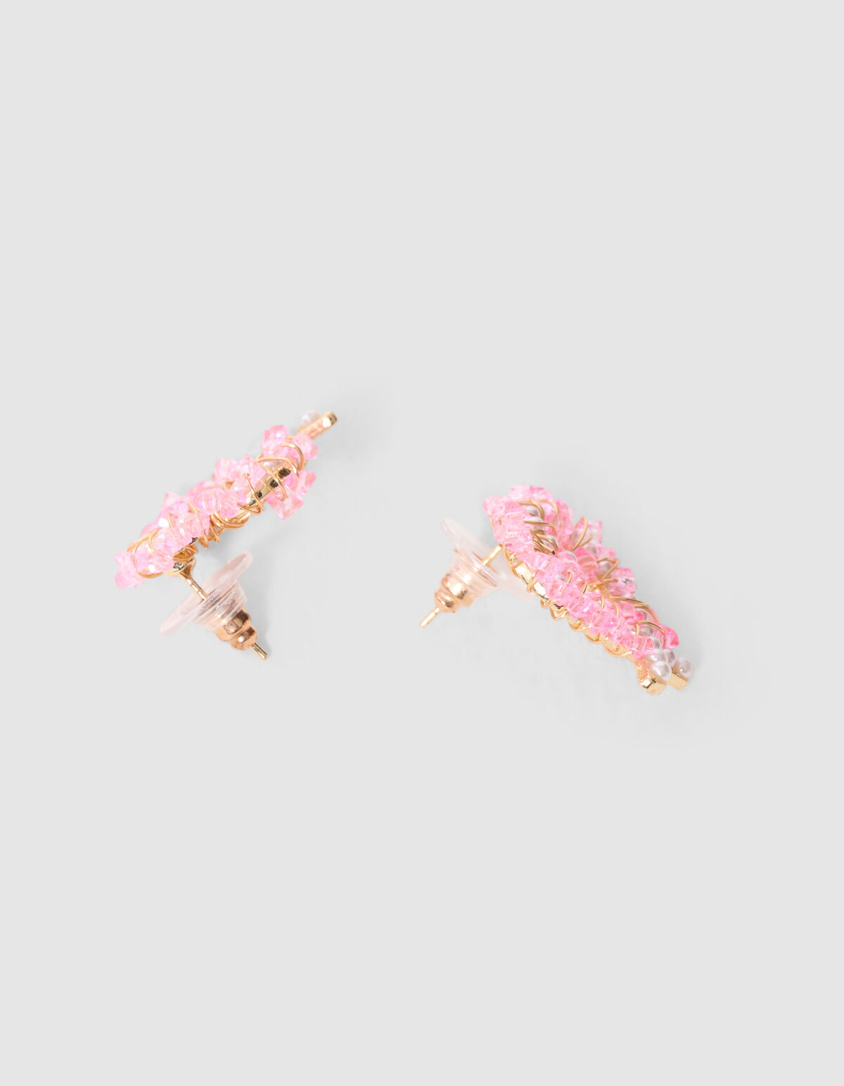 Heart Beads Oorbellen Roze SHOEBY ACCESSOIRES