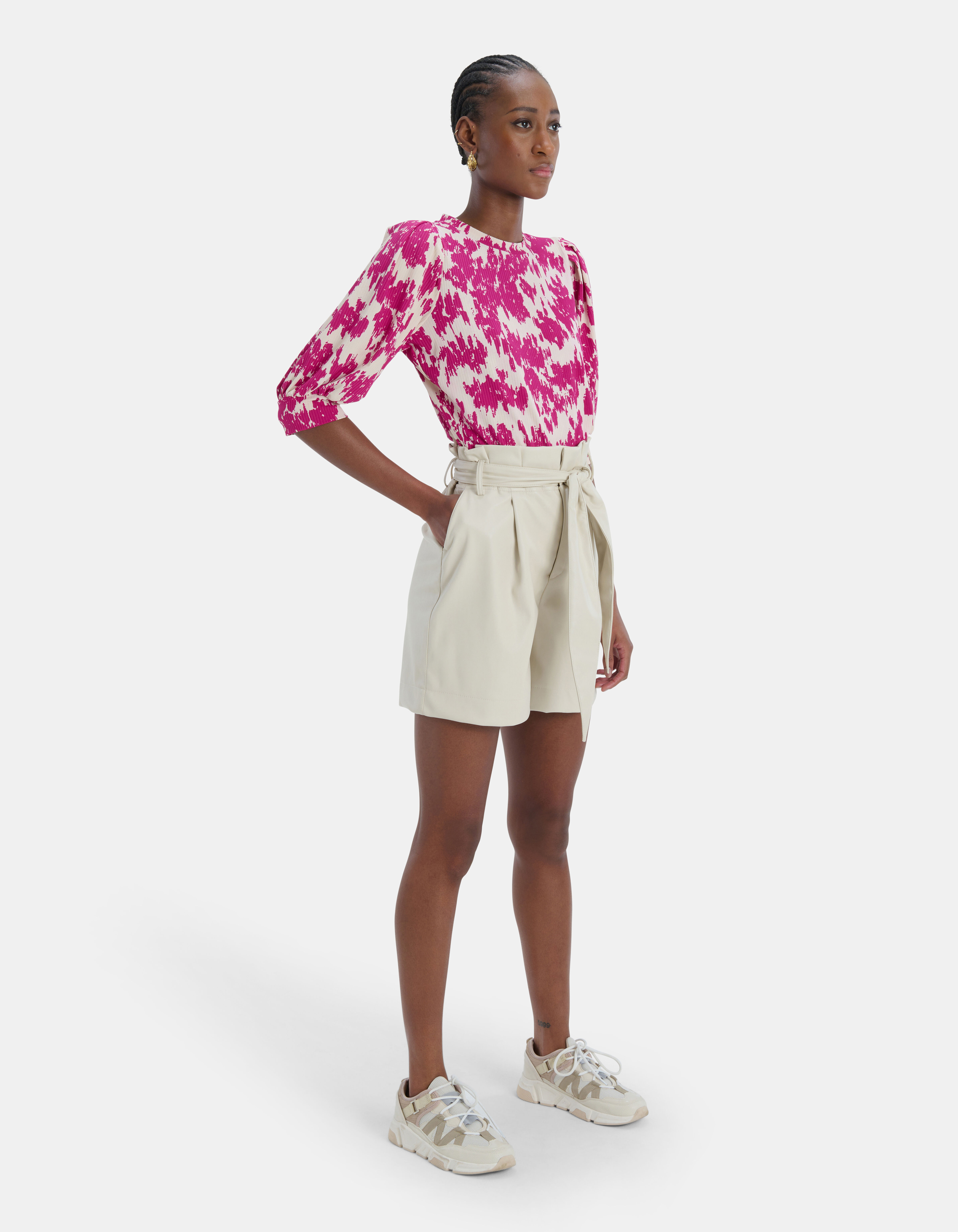 Rib Jersey T shirt Shoeby