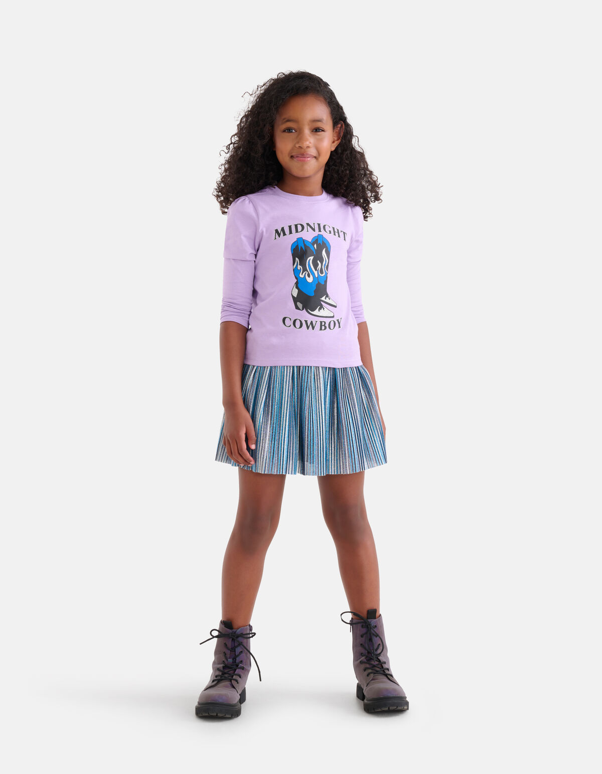 Artwork Longsleeve T-shirt Paars SHOEBY GIRLS