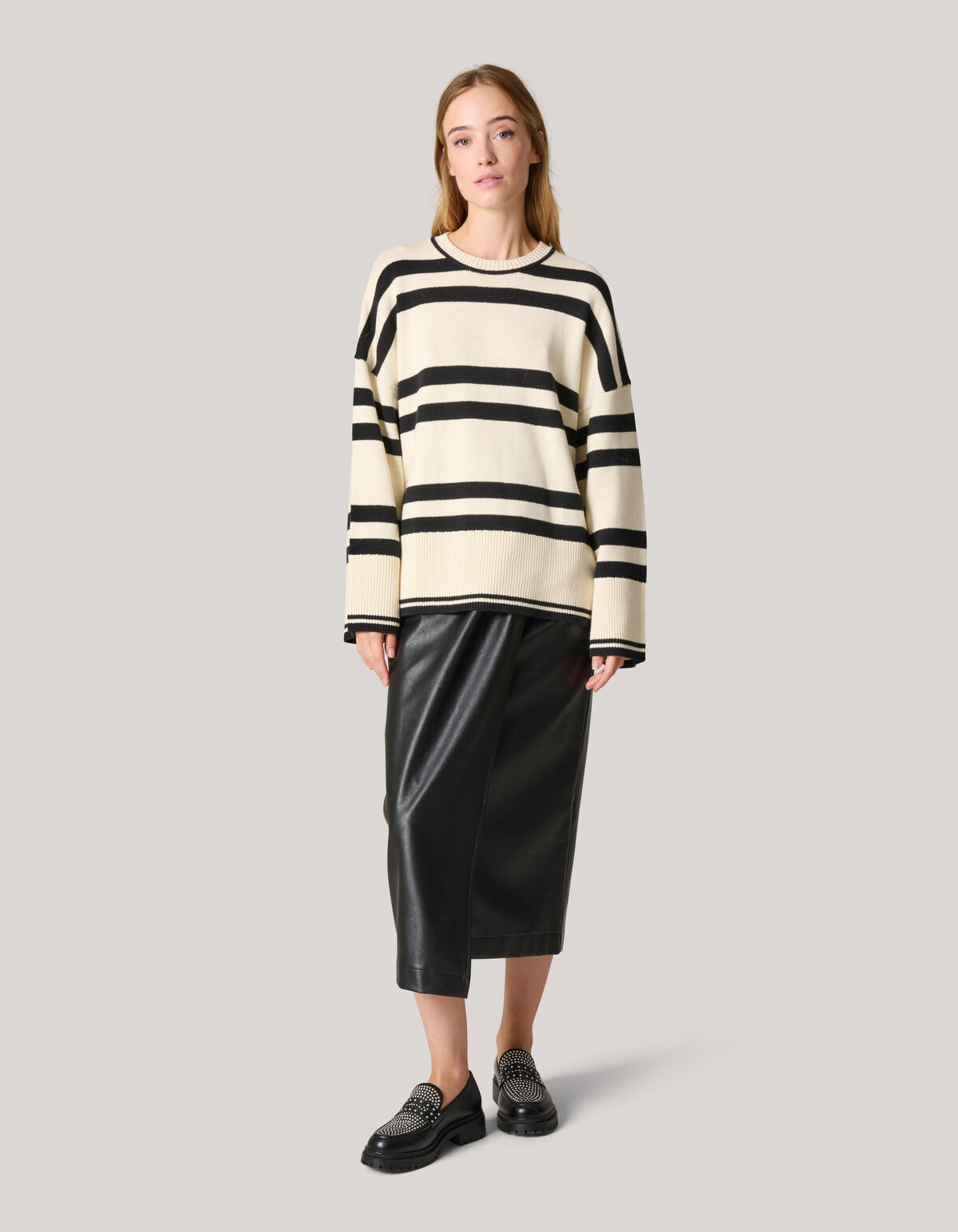 Stripe Trui Gebrokenwit SHOEBY WOMEN