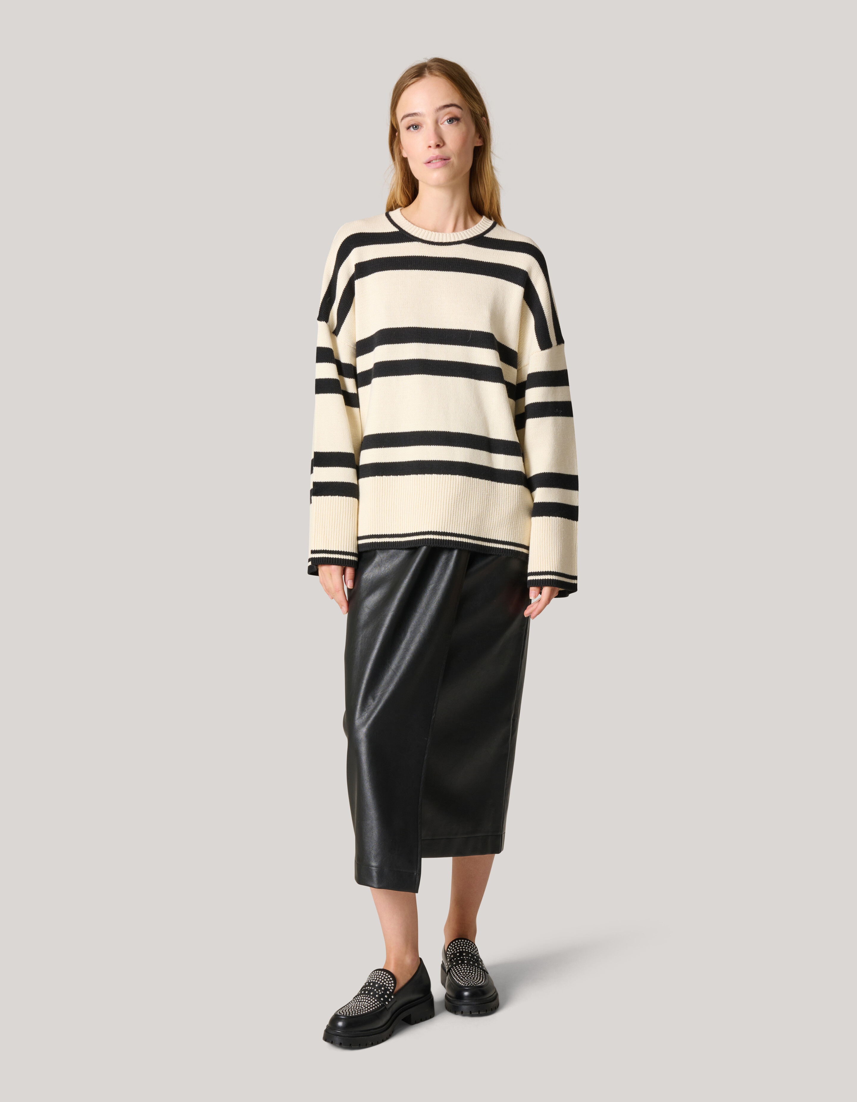 Stripe Trui Gebrokenwit SHOEBY WOMEN