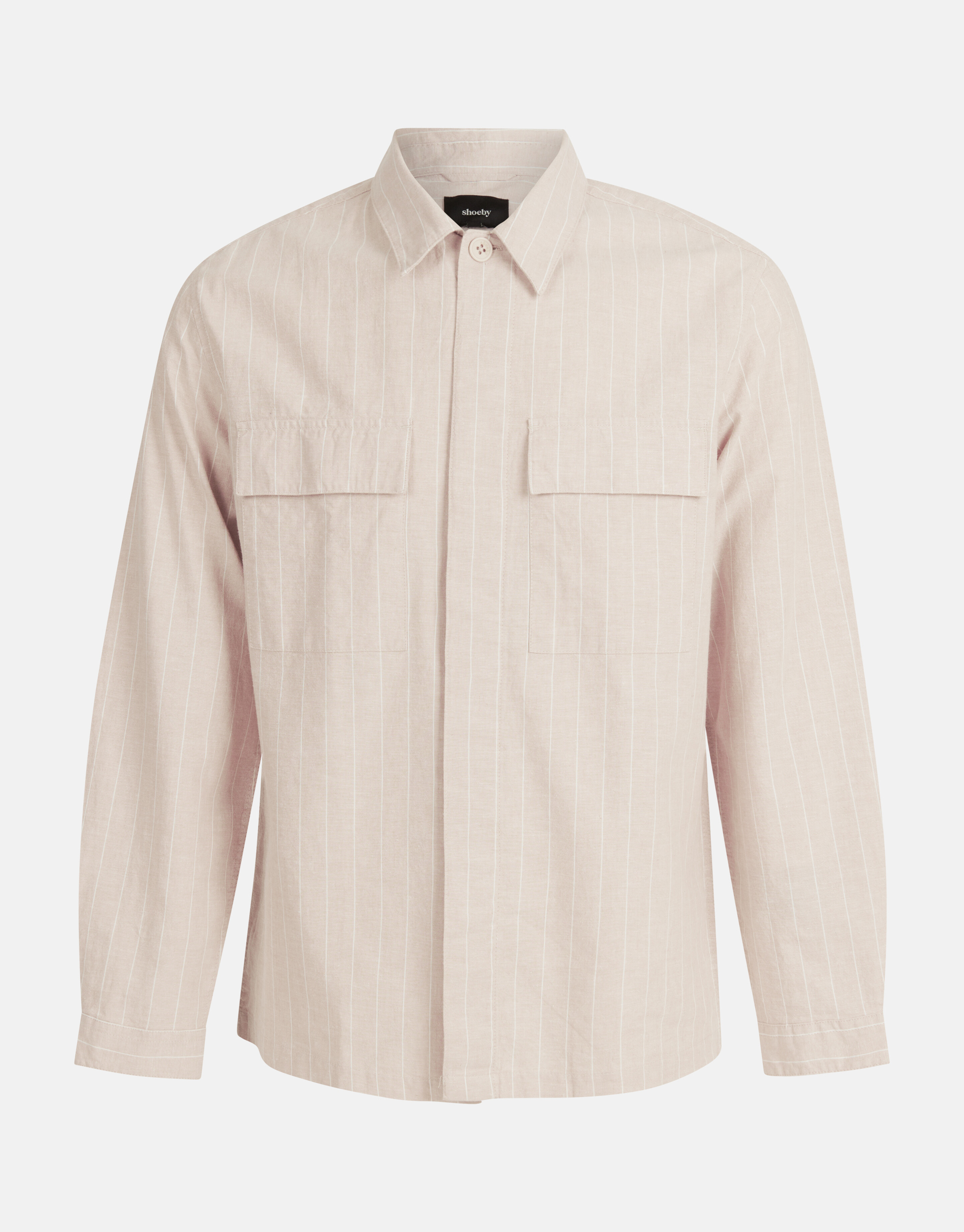 Linnen Overshirt Beige SHOEBY MEN