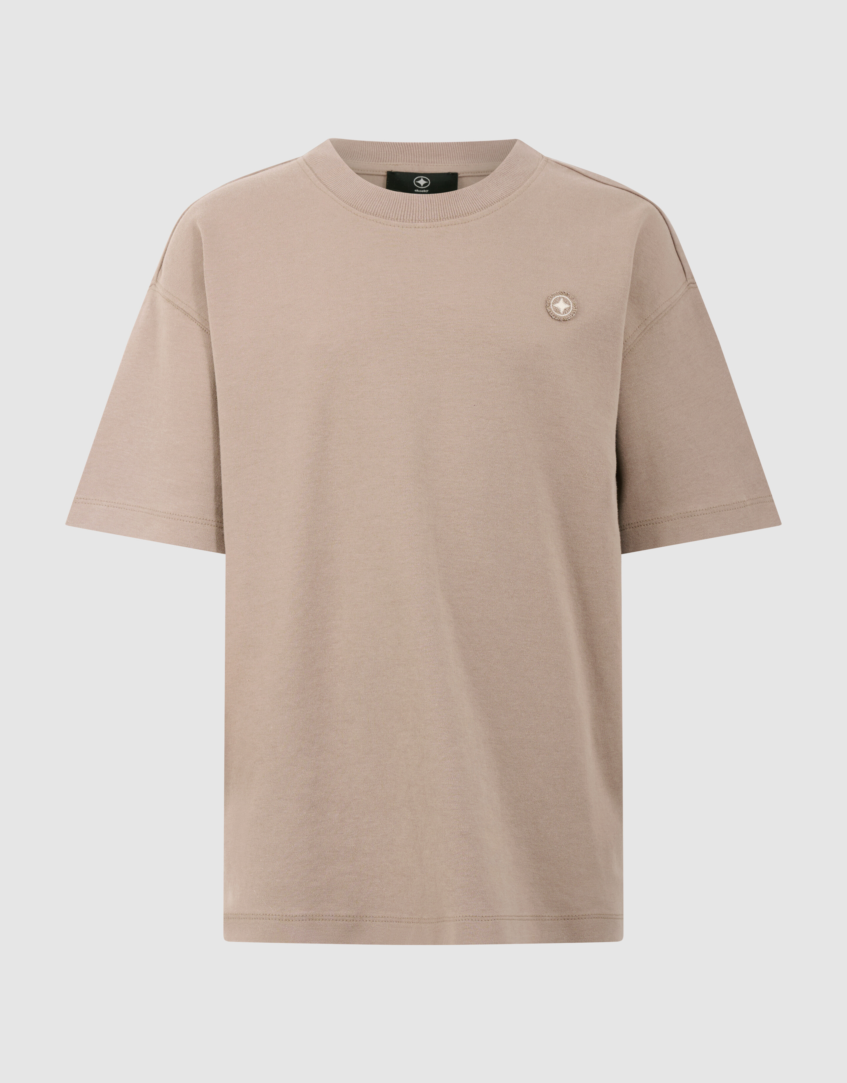 Spark Washed T-shirt Taupe SHOEBY BOYS