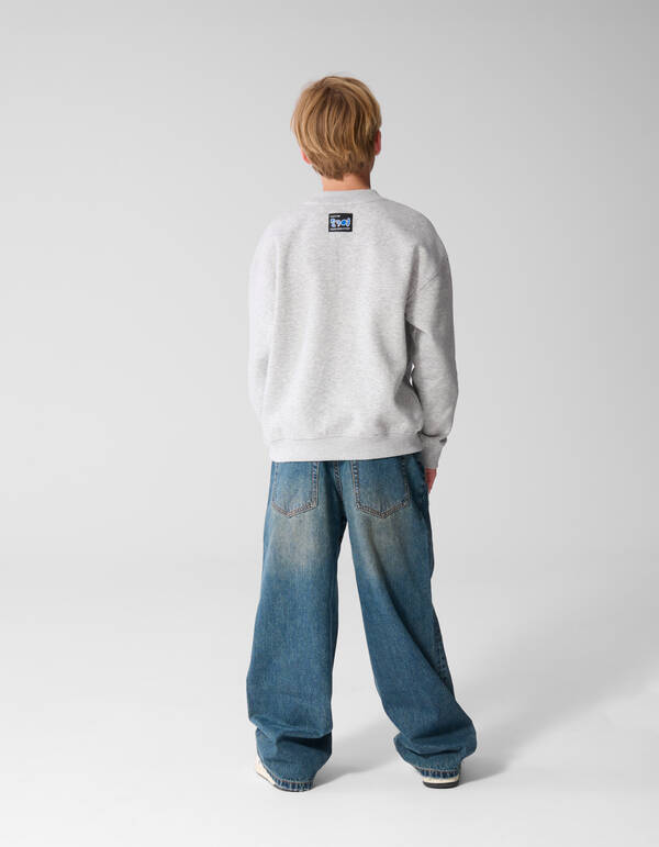Soho Londen Sweater Lichtgrijs SHOEBY BOYS