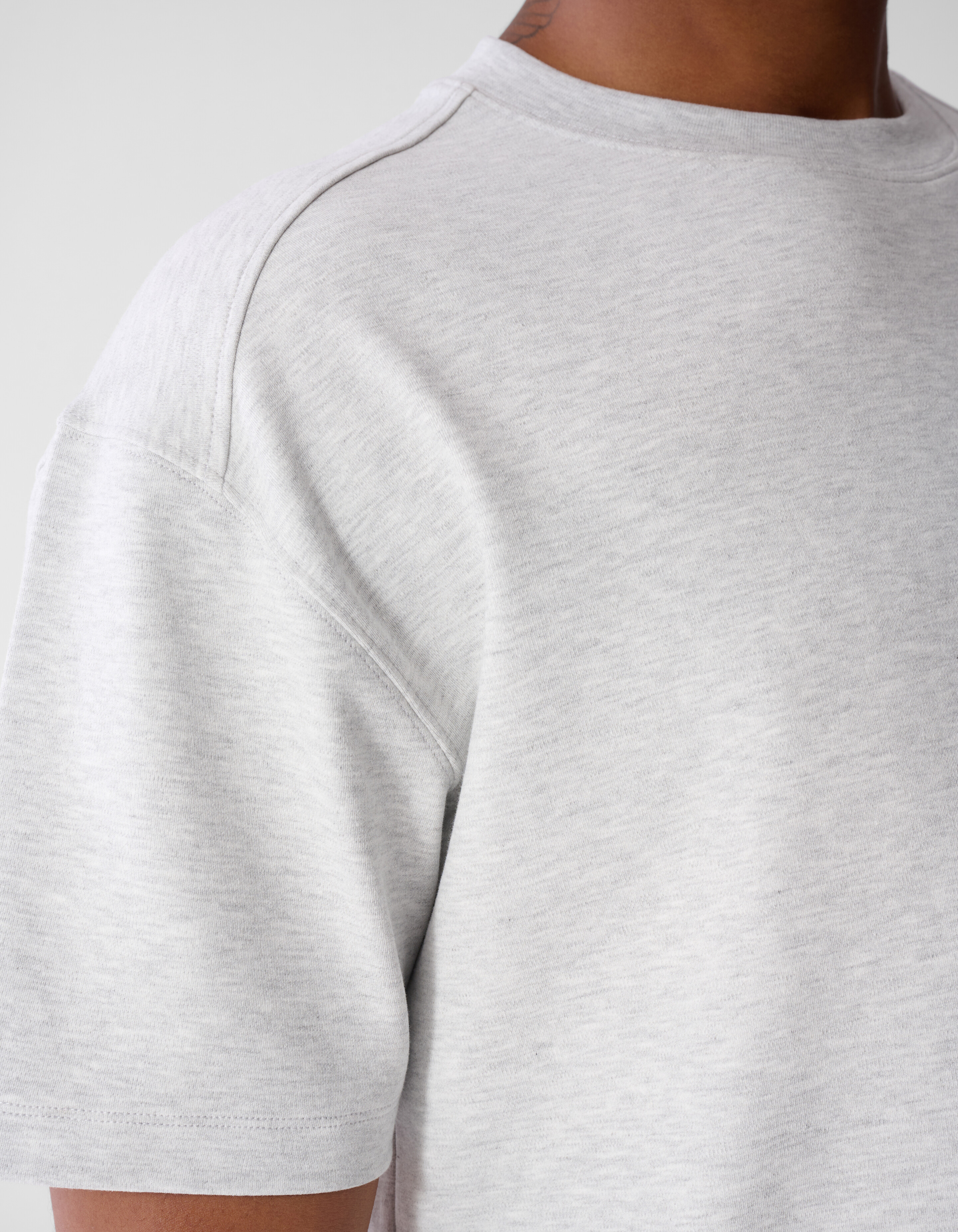 Label T-shirt Lichtgrijs SHOEBY MEN