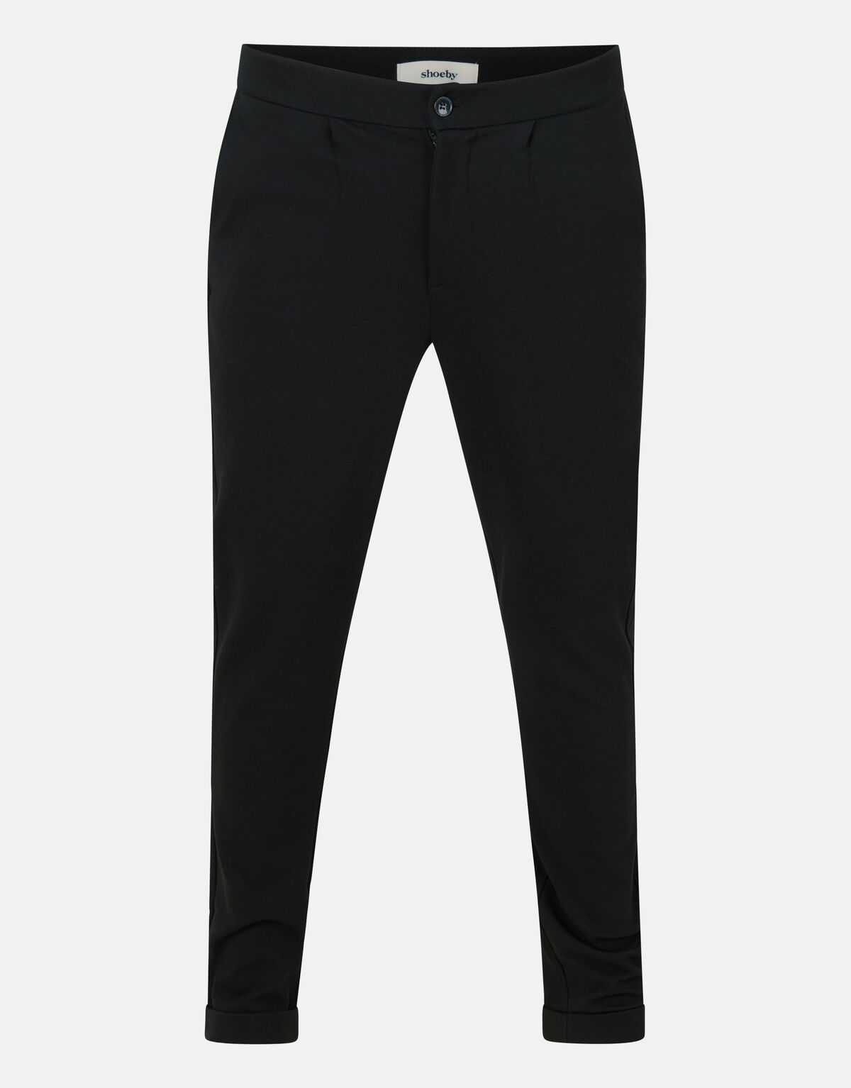 Slim Fit Pantalon Zwart SHOEBY MEN