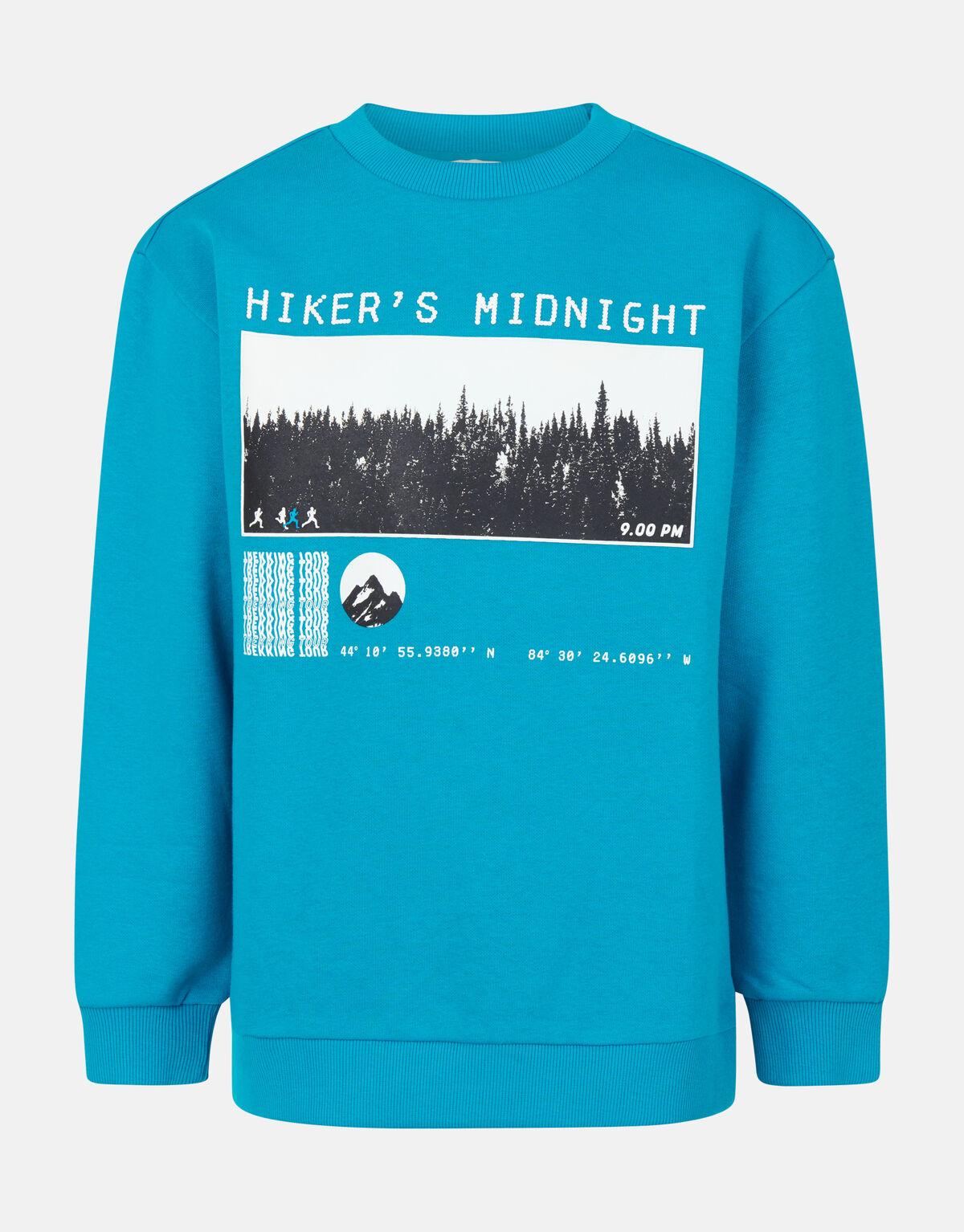 Printed Sweater Blauw SHOEBY BOYS