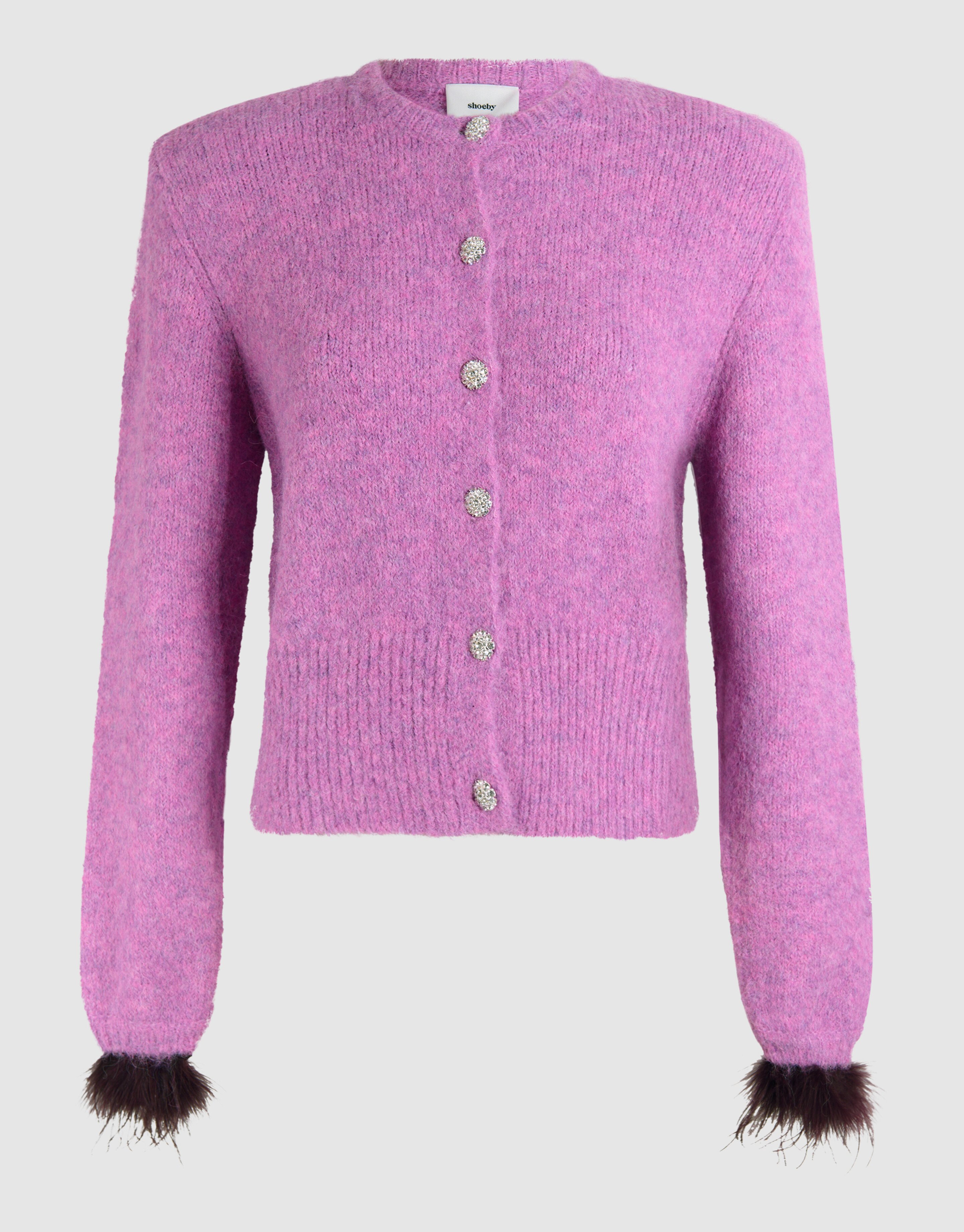 Feather Vest Roze SHOEBY WOMEN