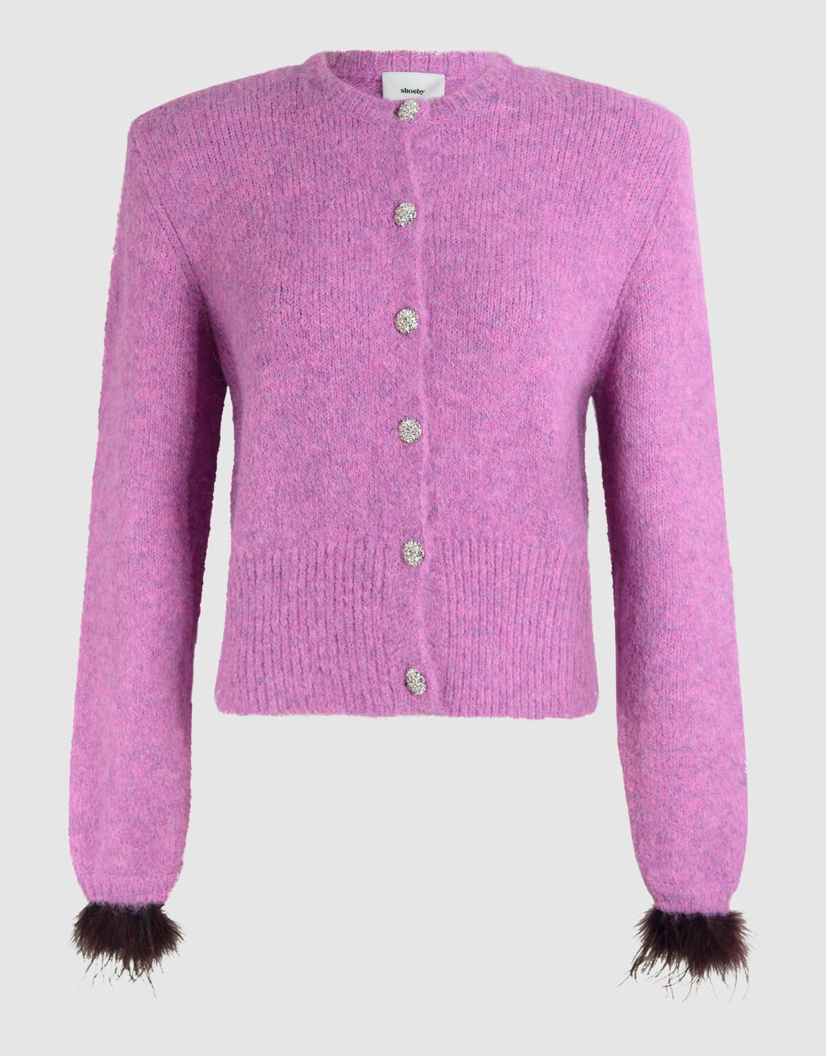 Feather Vest Roze SHOEBY WOMEN