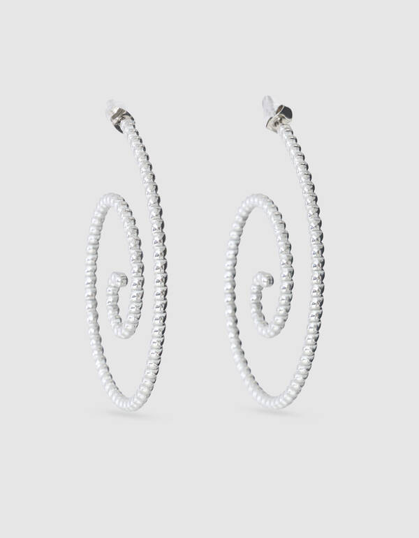 Spiral Oorbellen Zilver SHOEBY ACCESSOIRES