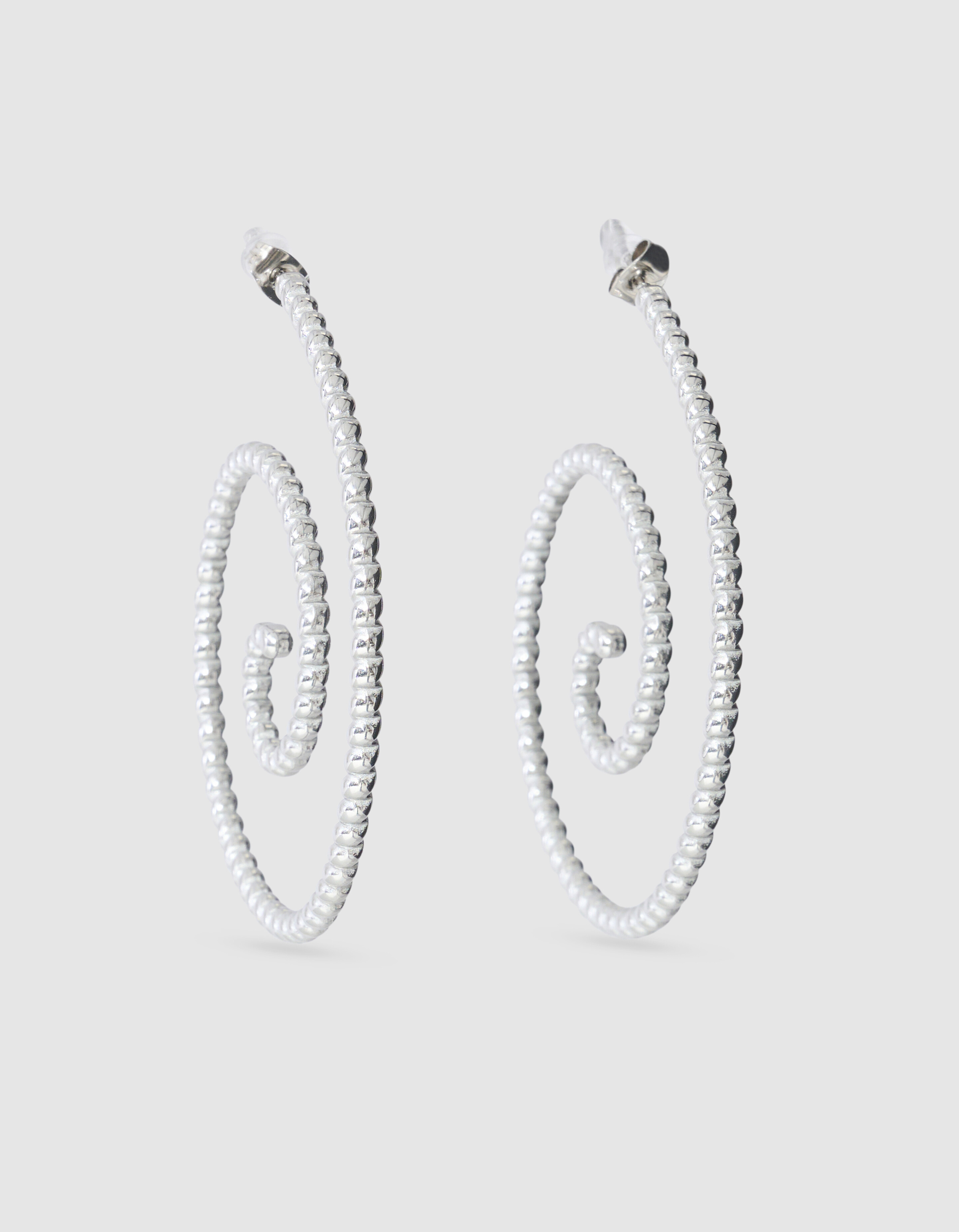 Spiral Oorbellen Zilver SHOEBY ACCESSOIRES
