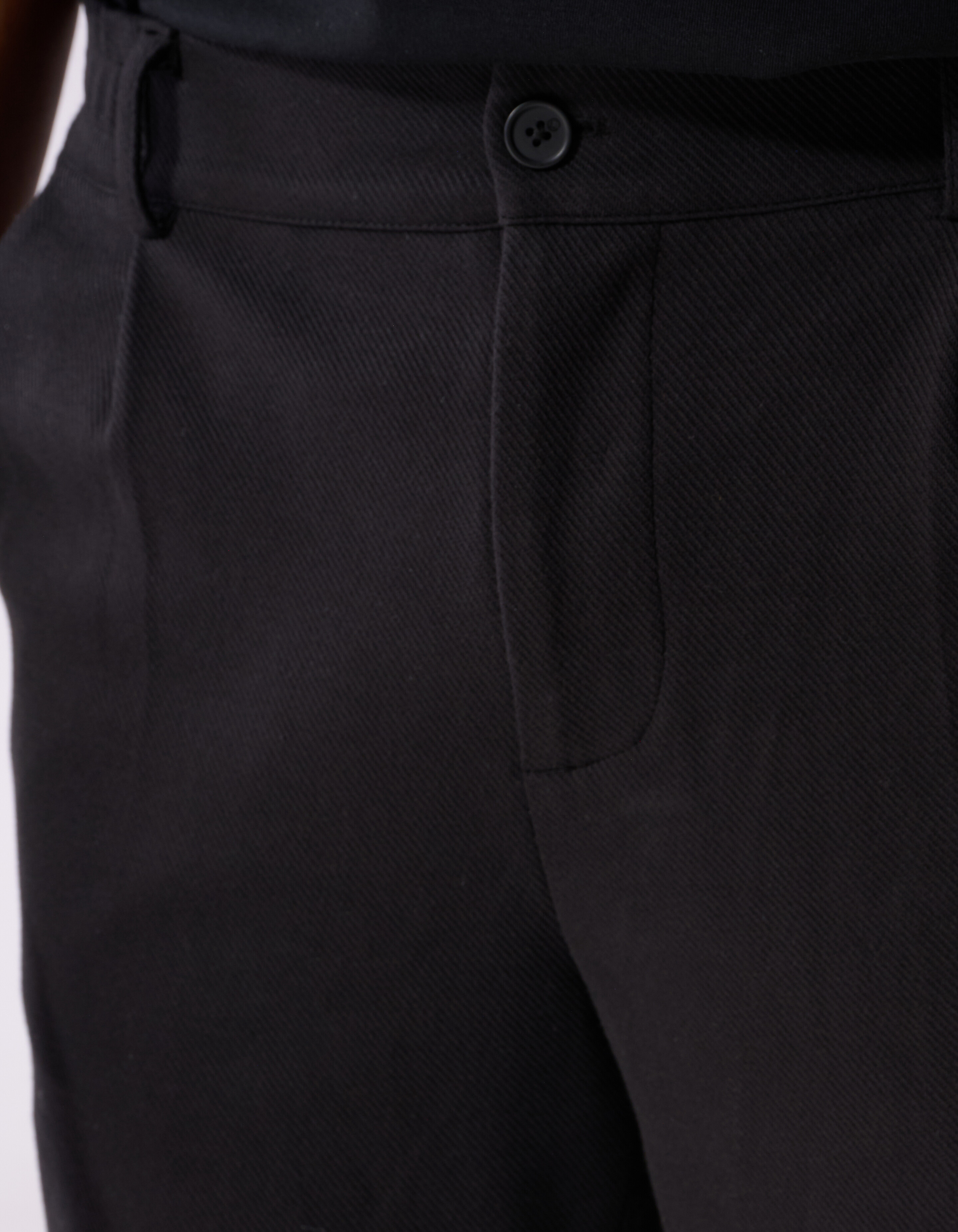Structuur Broek Zwart SHOEBY MEN