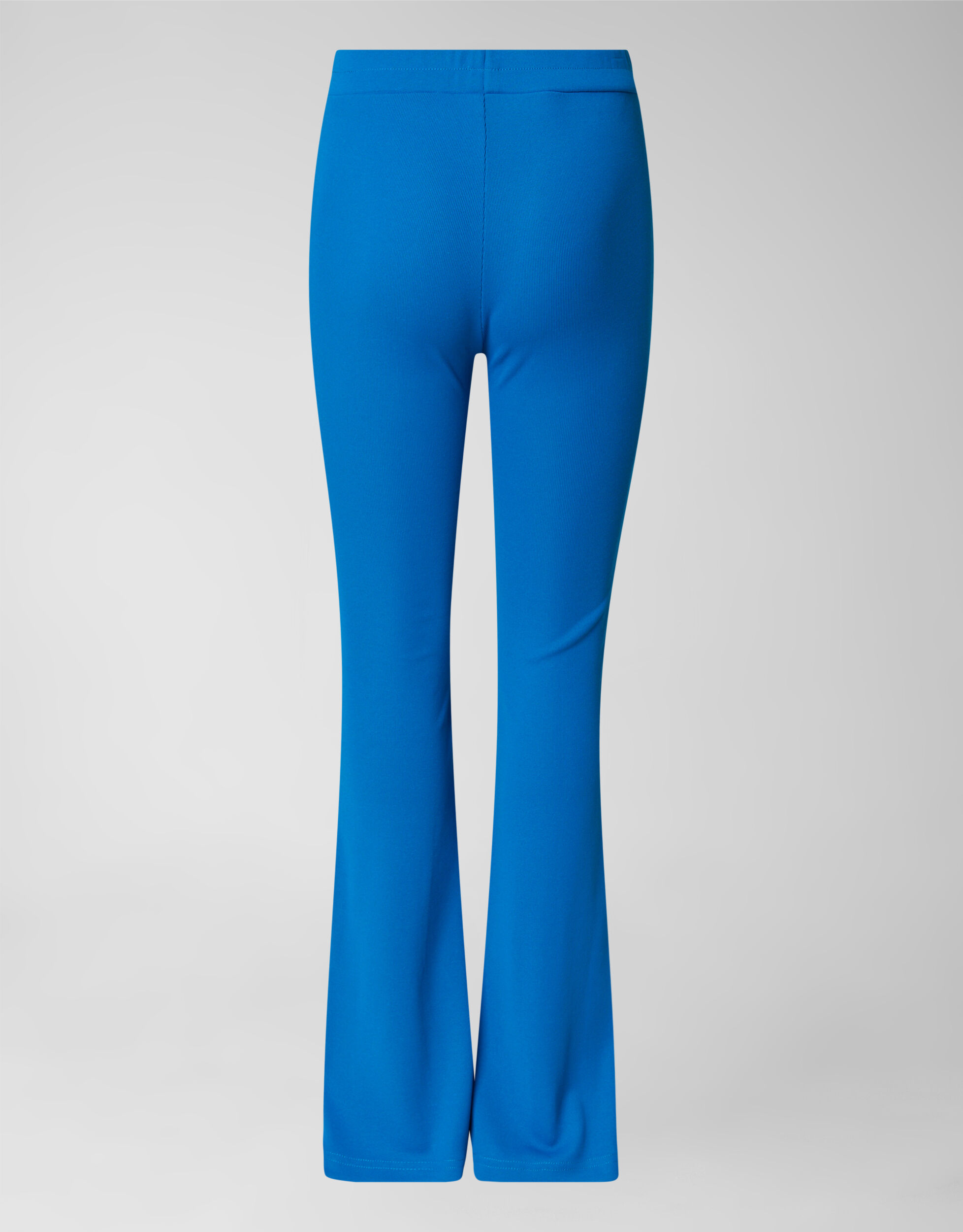 Rib Flared Legging Blauw Shoeby