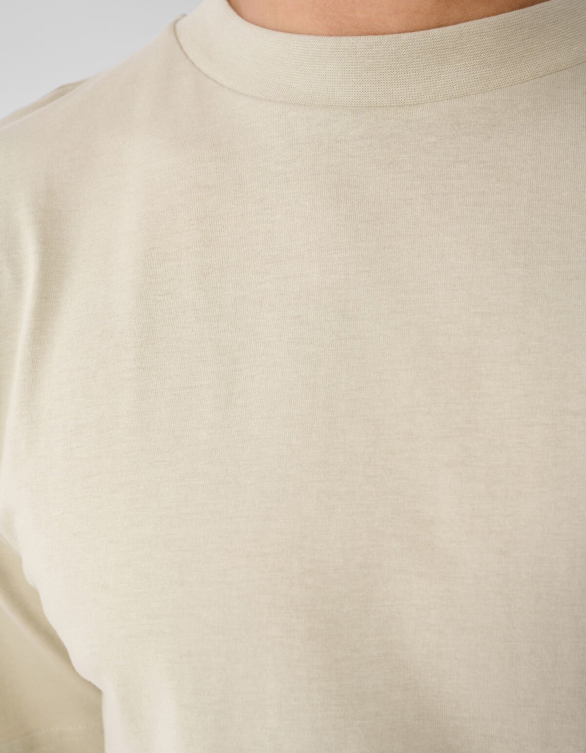 Organic Artwork T-shirt Lichtgroen SHOEBY MEN