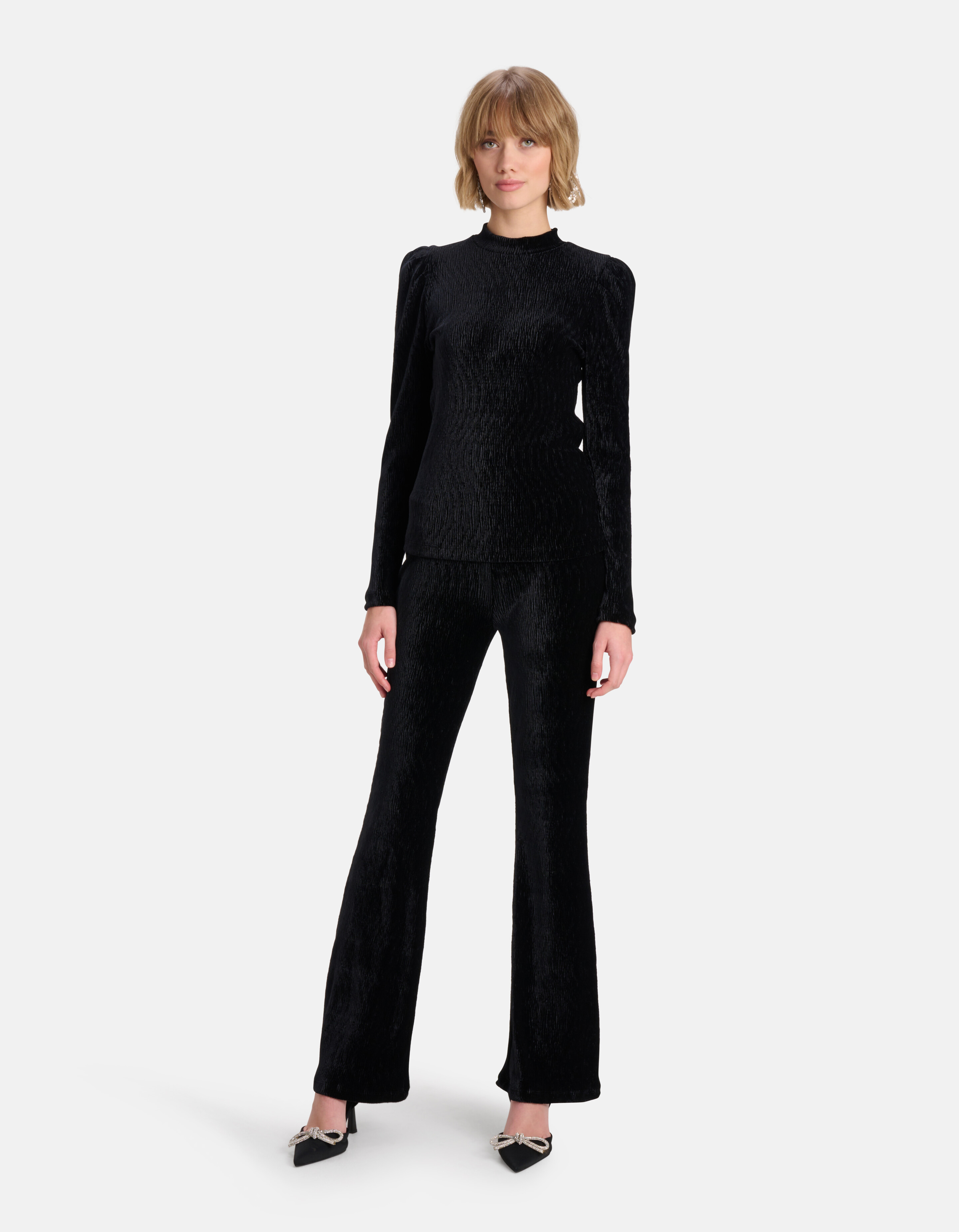 Velvet Top Zwart SHOEBY WOMEN