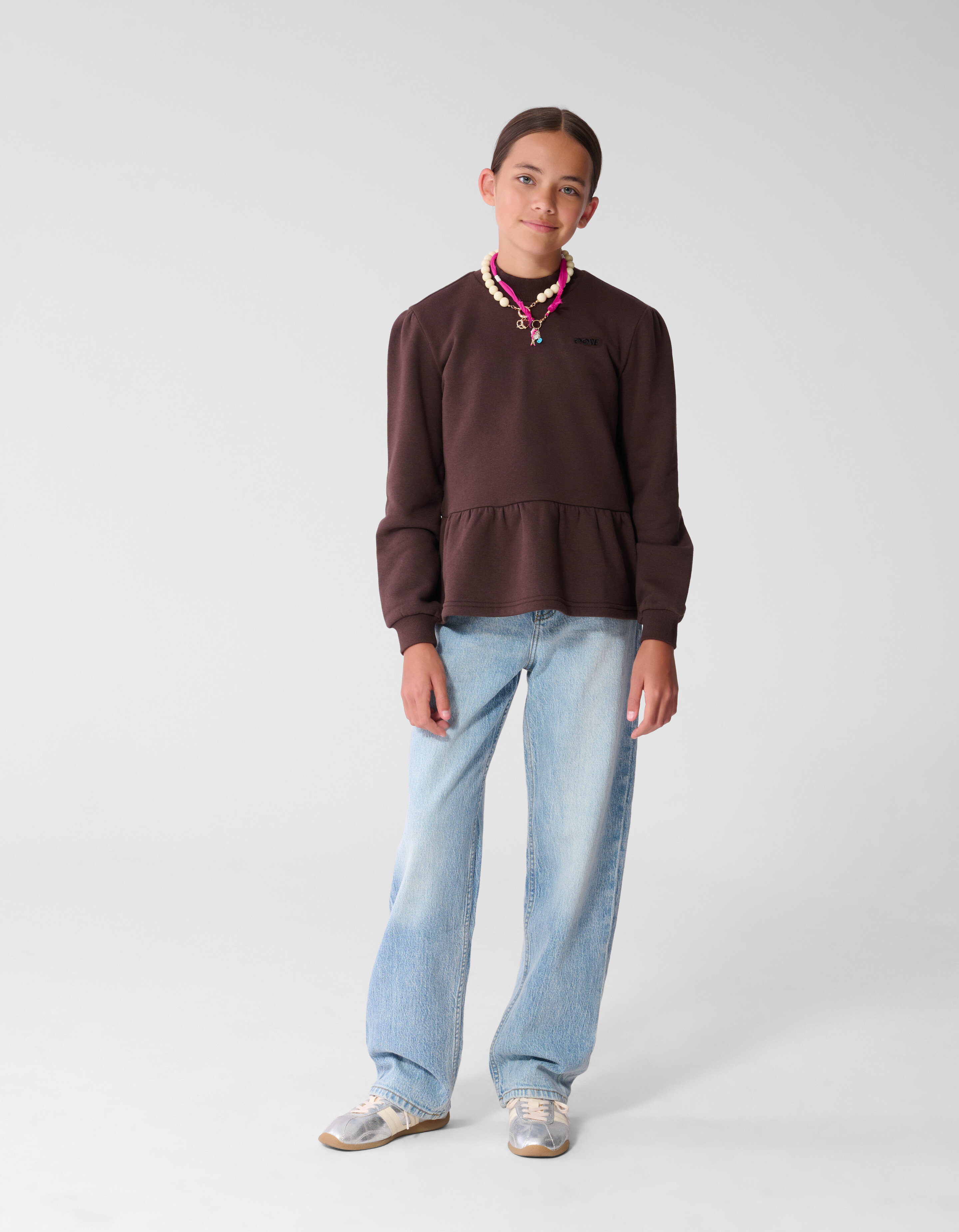 Peplum Sweater Bruin SHOEBY GIRLS