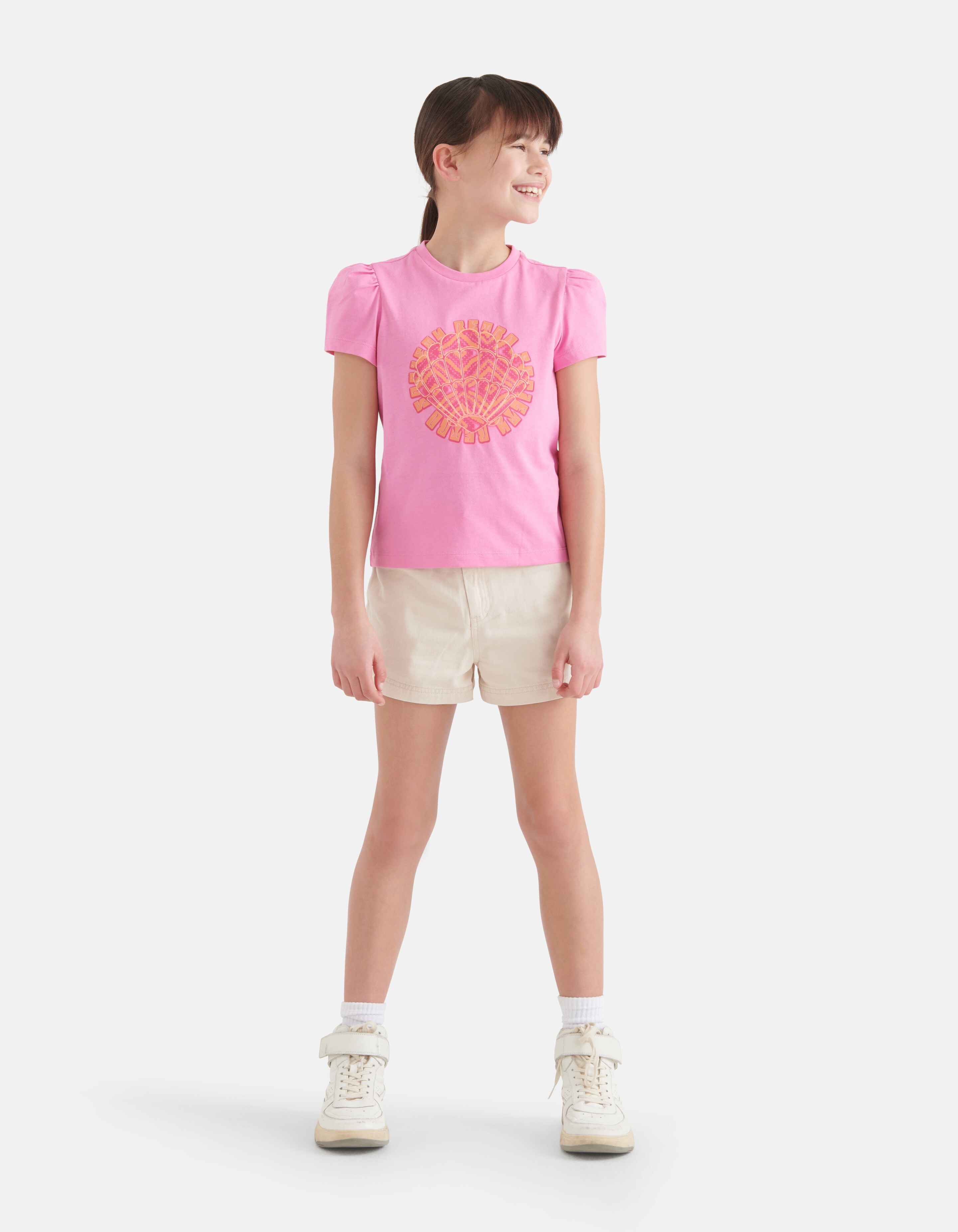 Artwork T-shirt Roze SHOEBY GIRLS