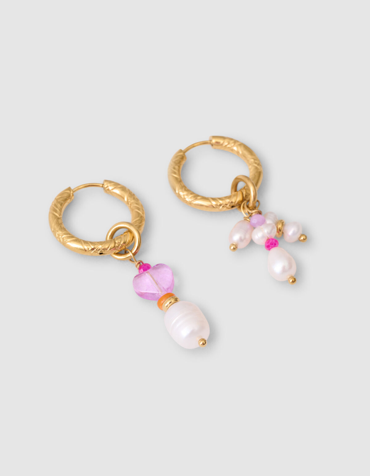 Parel Hoop Oorbellen Goud SHOEBY ACCESSOIRES