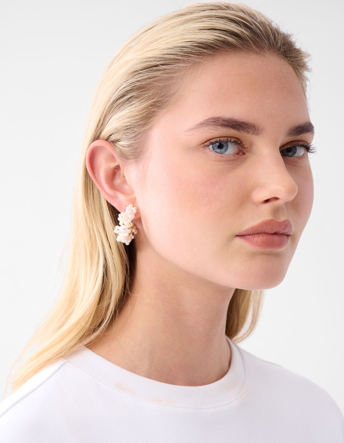 Parel Oorbellen Gebroken Wit SHOEBY ACCESSOIRES