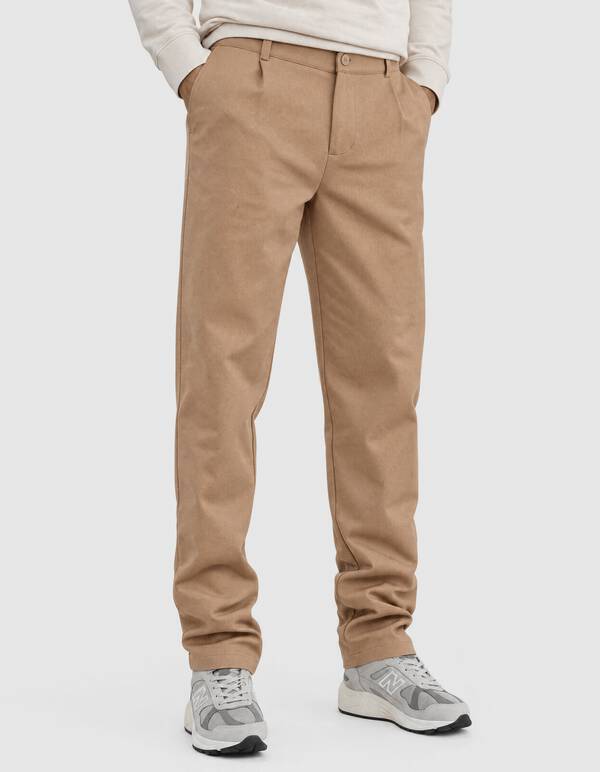 Keper Structuur Broek Lichtbruin SHOEBY MEN