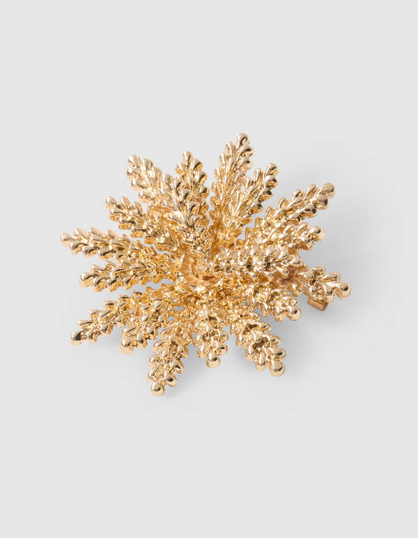 Palm Flower Broche Goud SHOEBY ACCESSOIRES