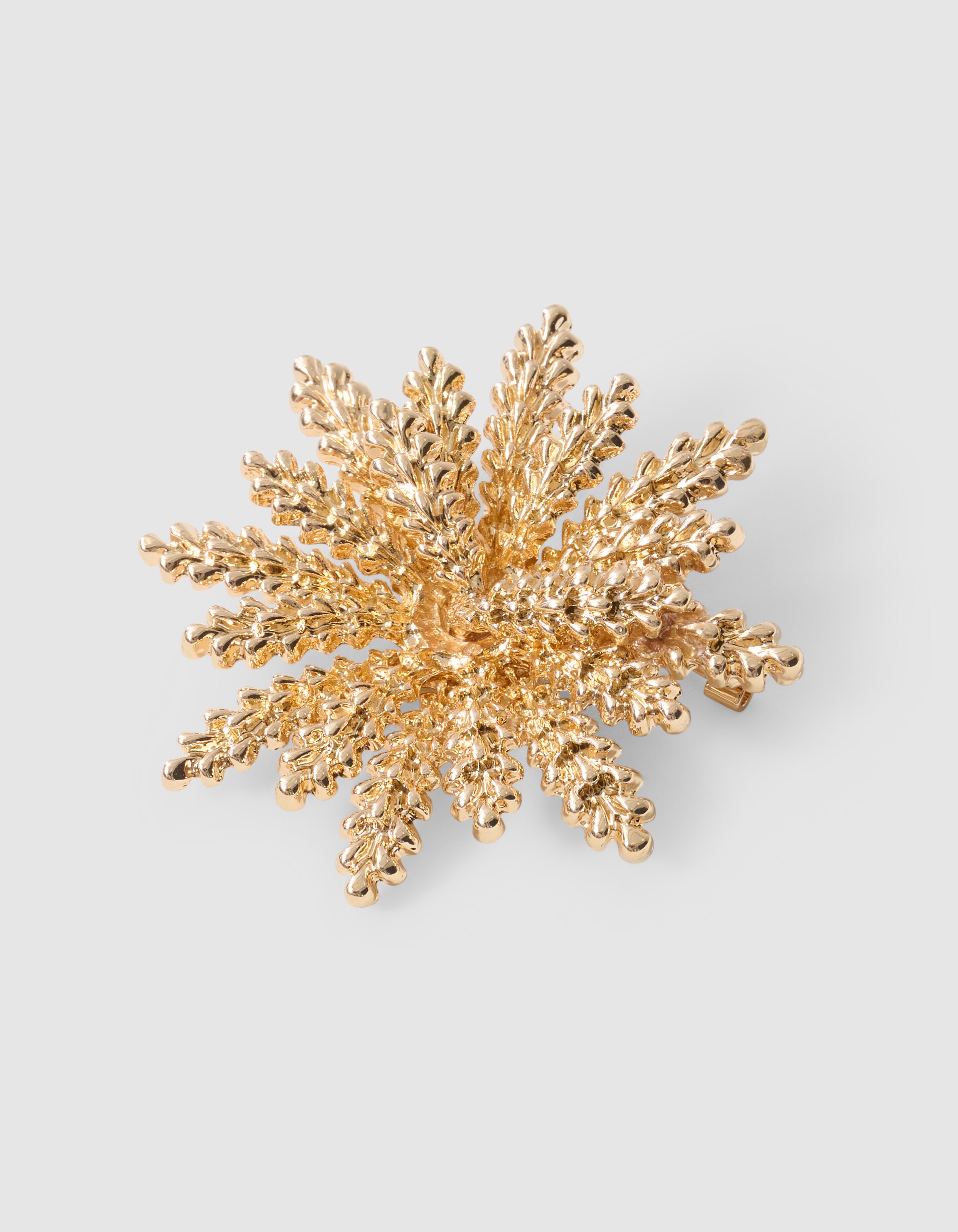 Palm Flower Broche Goud SHOEBY ACCESSOIRES