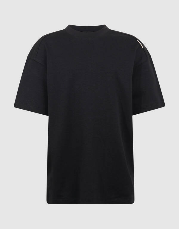 Basis Label T-shirt Zwart SHOEBY BOYS