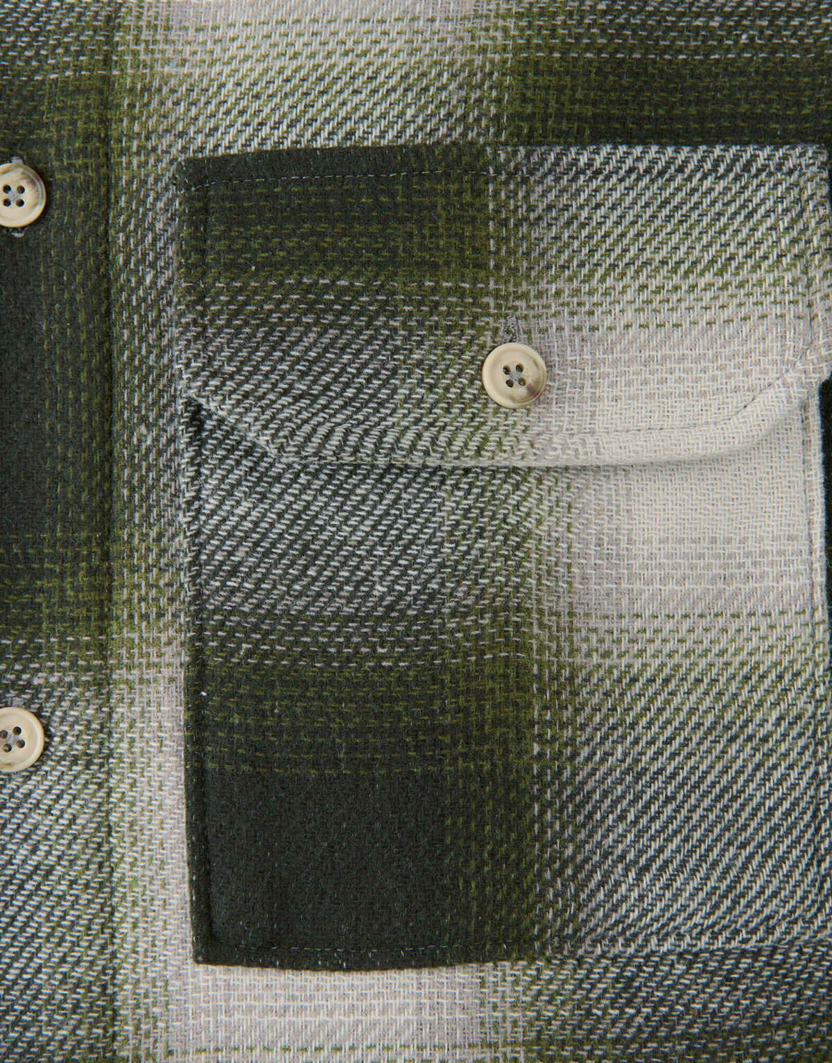 Ruiten Overshirt Groen SHOEBY MEN