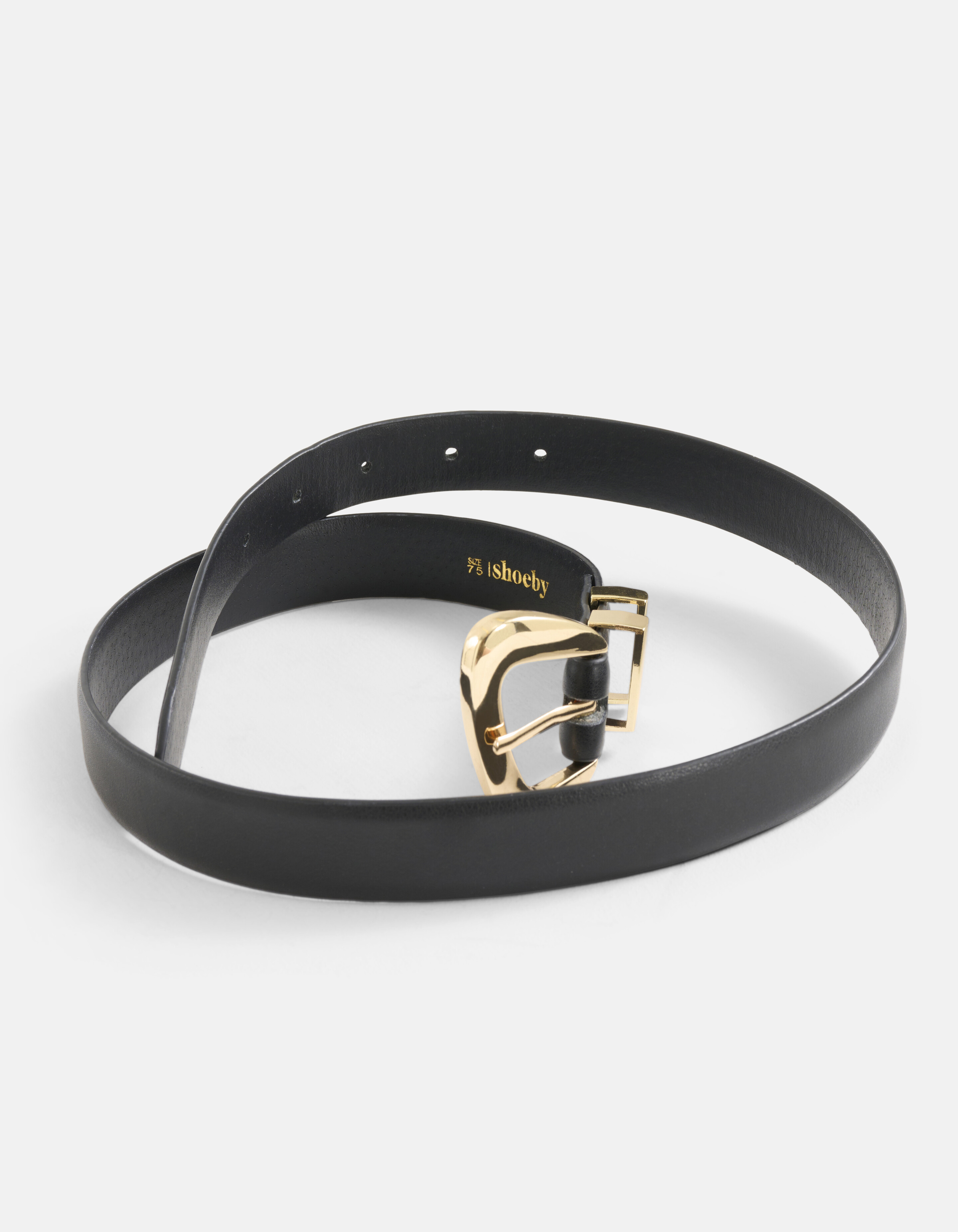 Asymmetrische Riem Zwart SHOEBY ACCESSOIRES