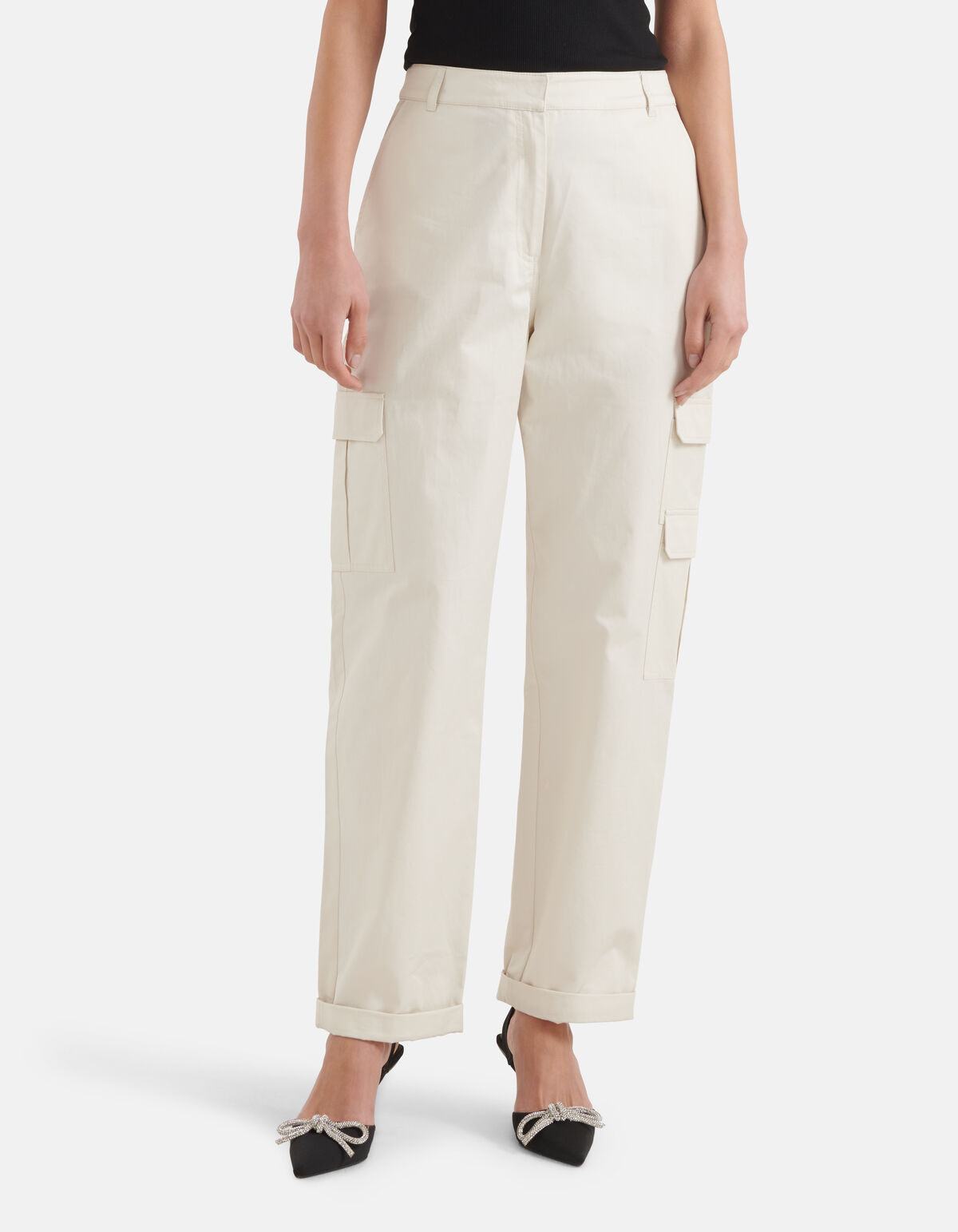 Cargo Broek Gebroken Wit SHOEBY WOMEN